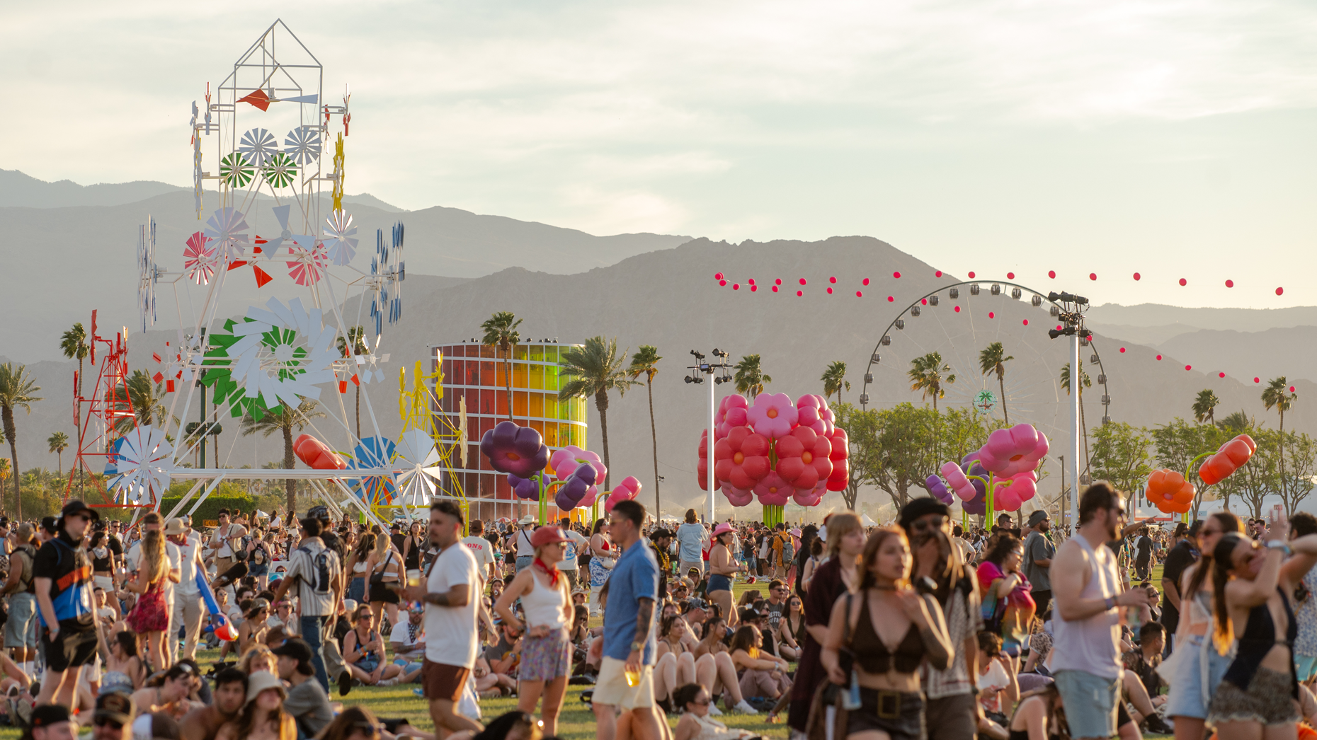Coachella 2025's first weekend. Photo via Getty.