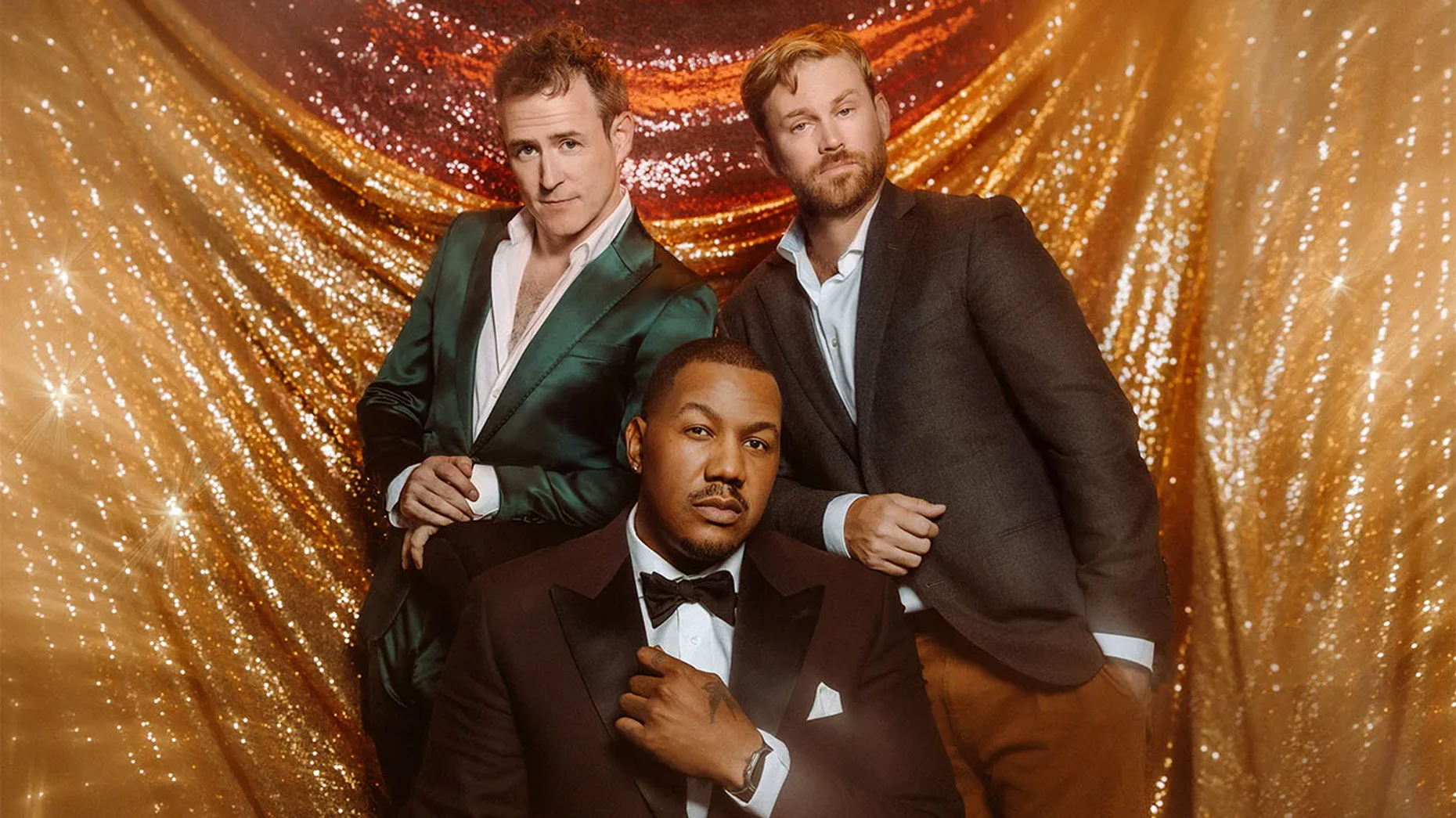 The Unreasnbl’s Martin Desmond Roe, Travon Free and Mickey Meyer. Photo by Robyn Von Swank.