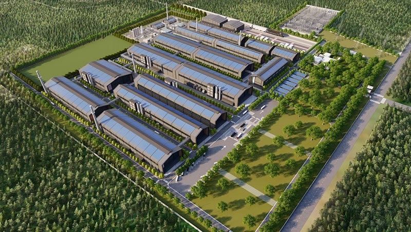 Rendering of Epsilon's planned synthetic graphite plant in North Carolina. Photo: Courtesy Epsilon.