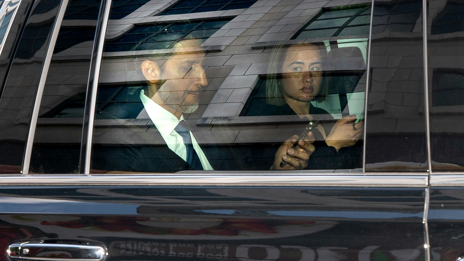 Sundar Pichai, CEO of Alphabet, after testifying in federal court last week. Photo by Getty