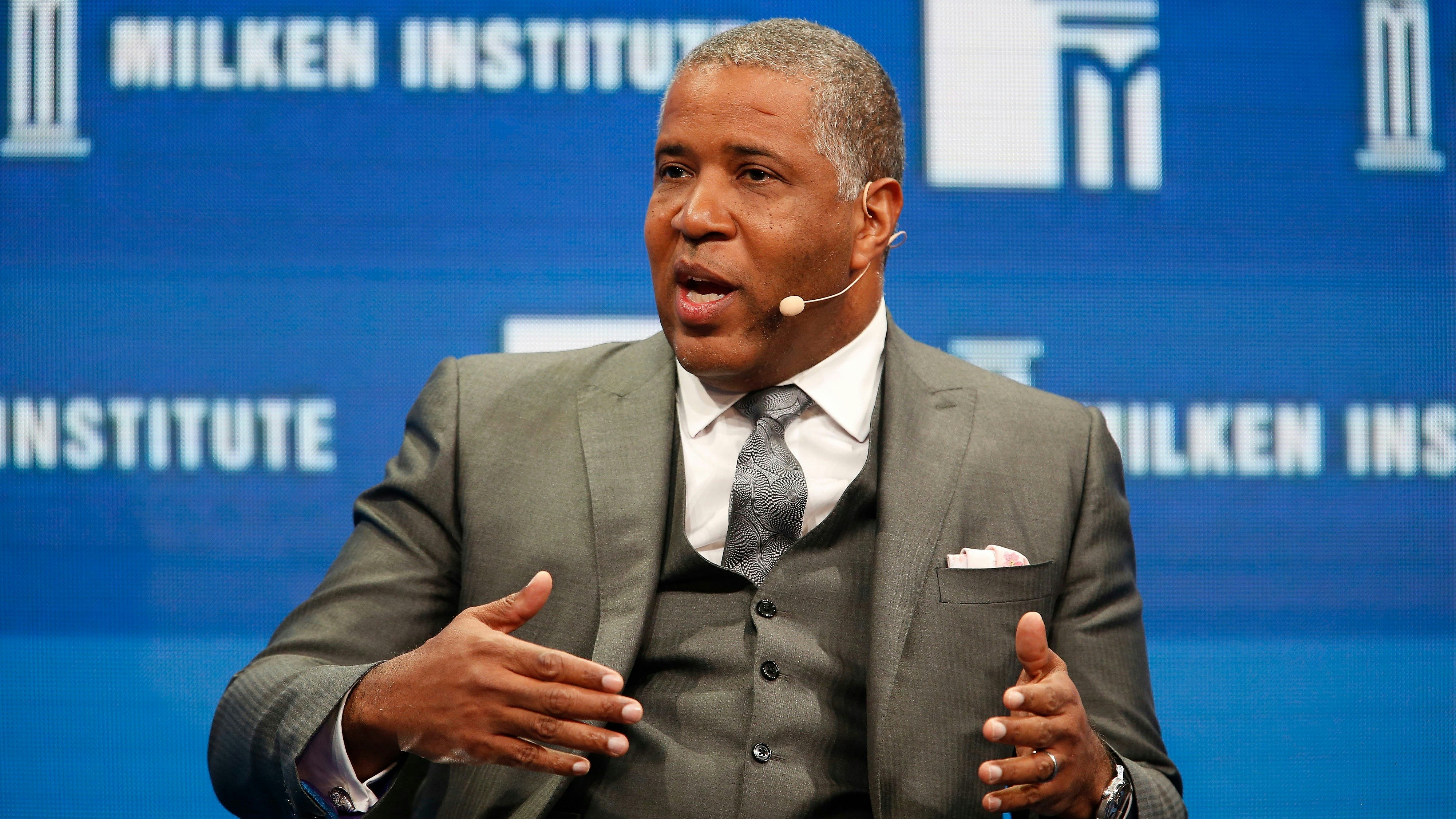 Vista Equity Partners CEO Robert Smith. Photo by Bloomberg.