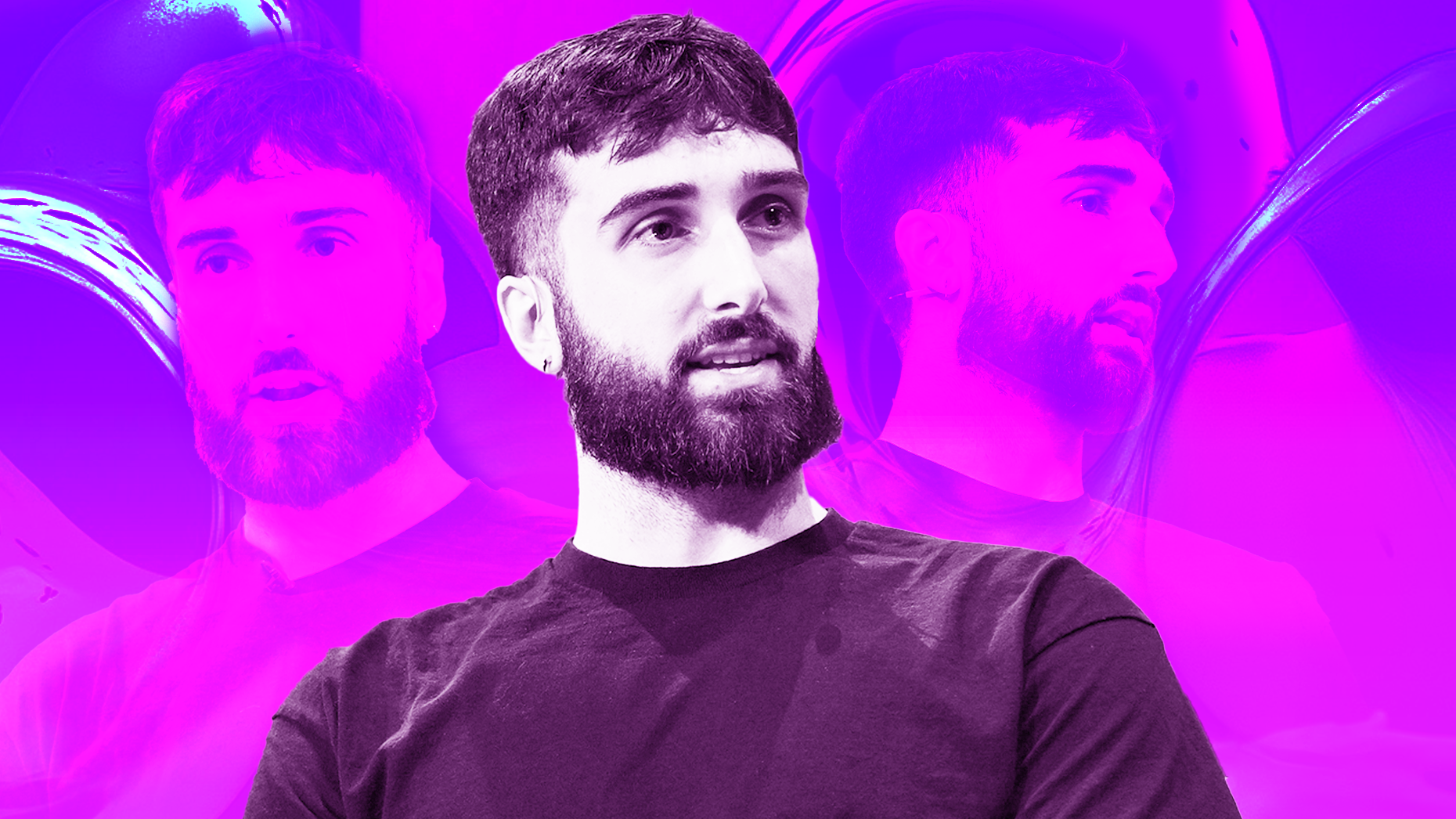 Cohere CEO Aidan Gomez. Photos via Getty