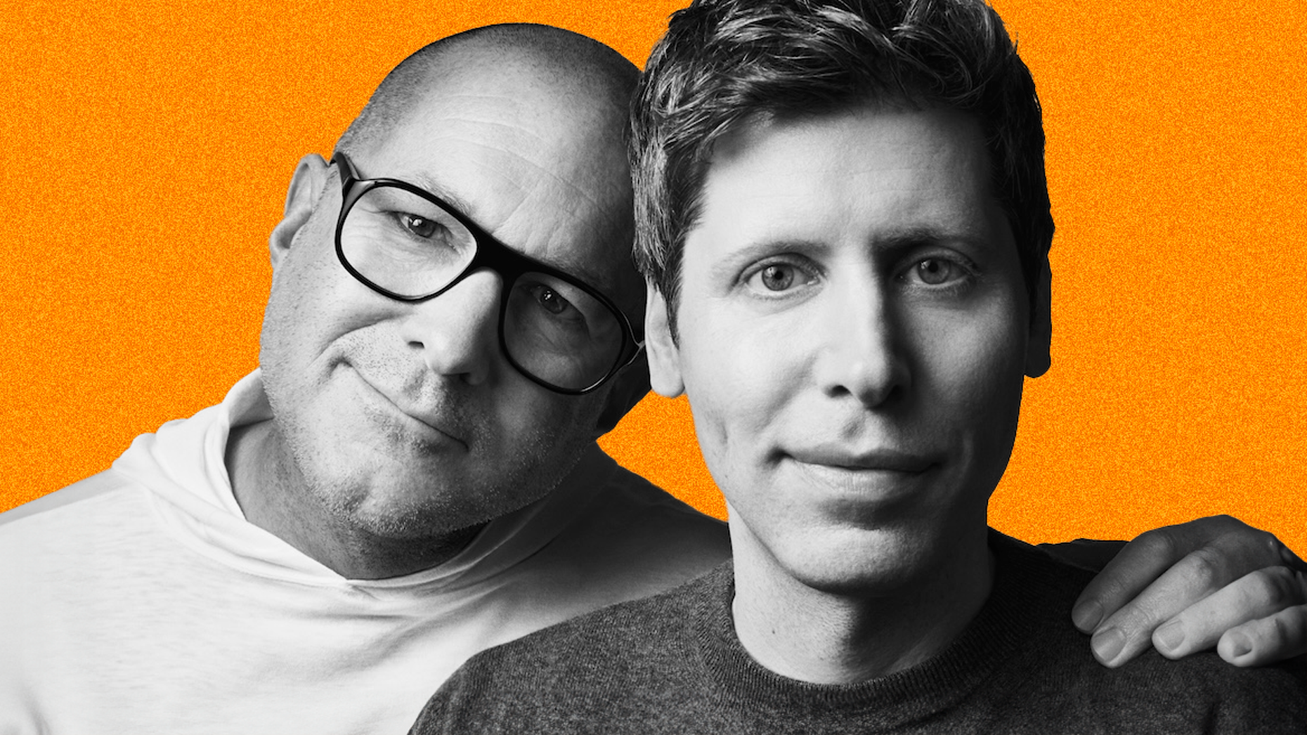 Jony Ive and Sam Altman. Photo via OpenAI