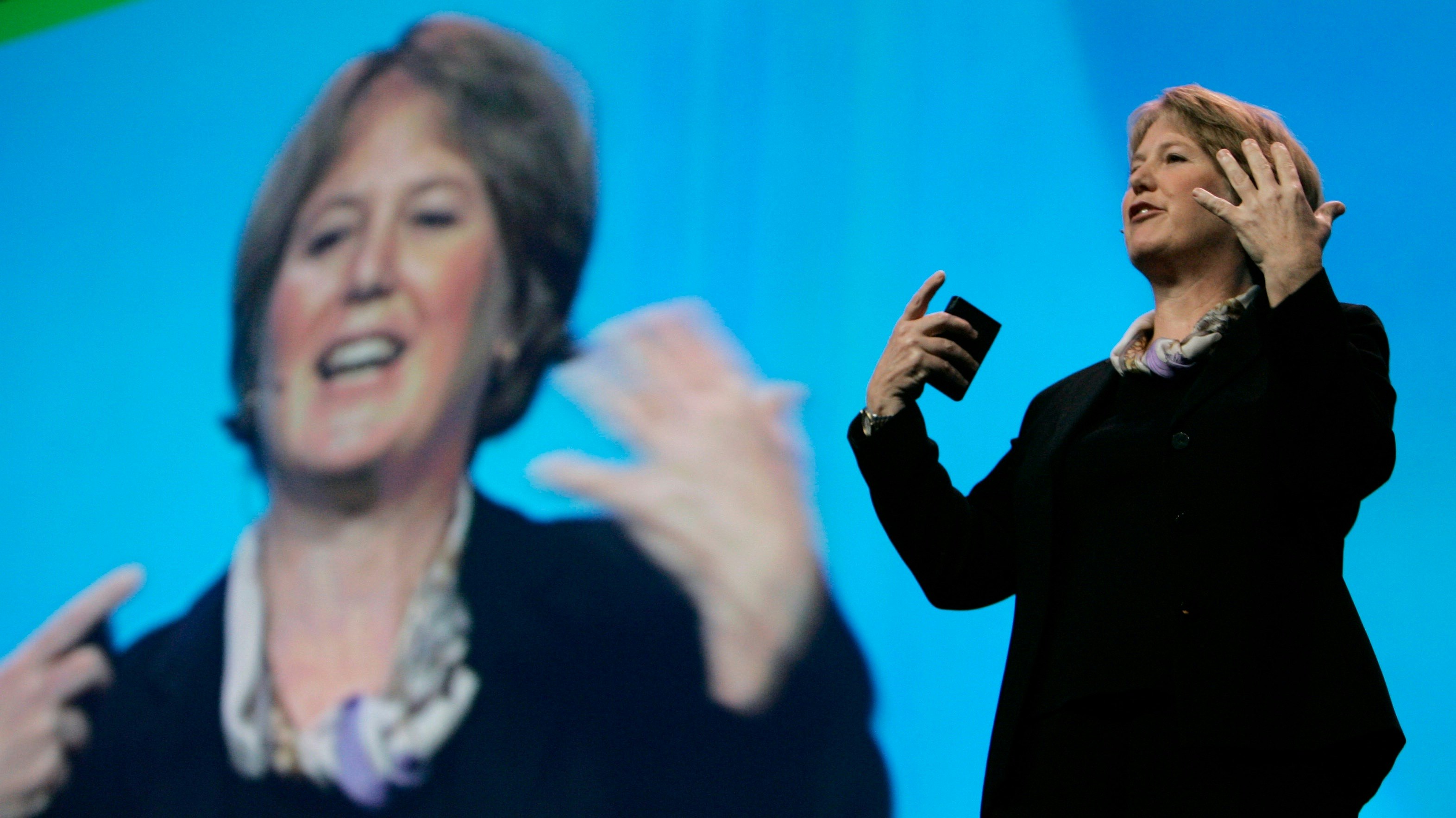 Google Senior Vice President for Enterprise, Diane Greene. Photo by AP.