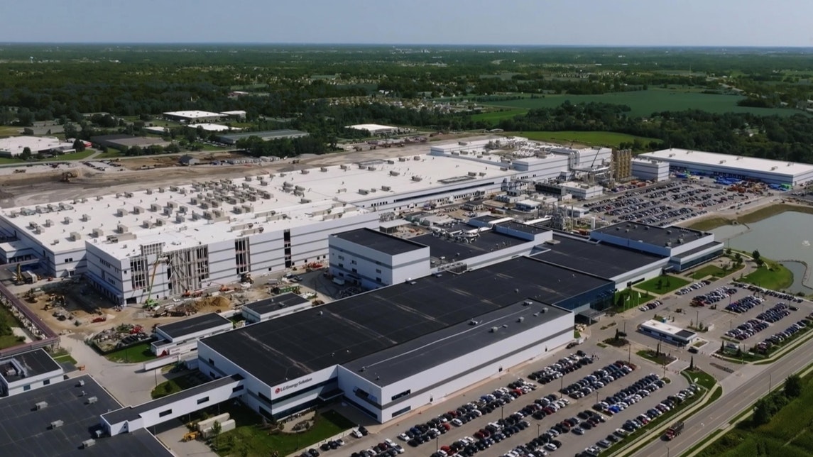 LG Energy Solution's LFP battery plant in Holland, Mich. Photo: Courtesy LGES