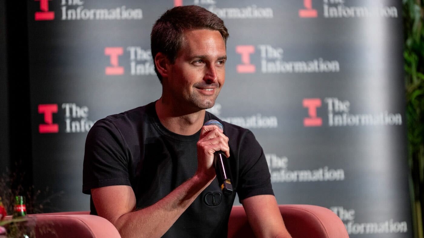 Snap CEO Evan Spiegel at The Information’s Future of Influence event last week. Photo by Erin Beach