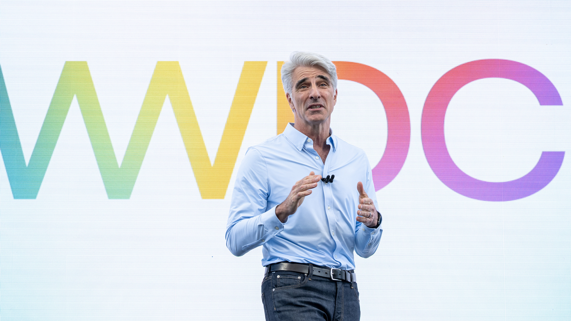 Craig Federighi, Apple's senior vice president of software engineering. Photo via Getty.