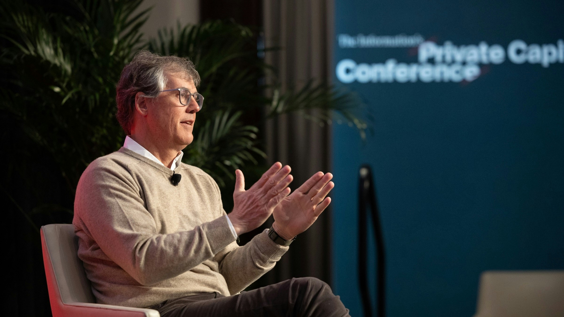 Coatue founder Philippe Laffont at The Information’s 2024 Private Capital Conference. Photo by Nicole Pereira.
