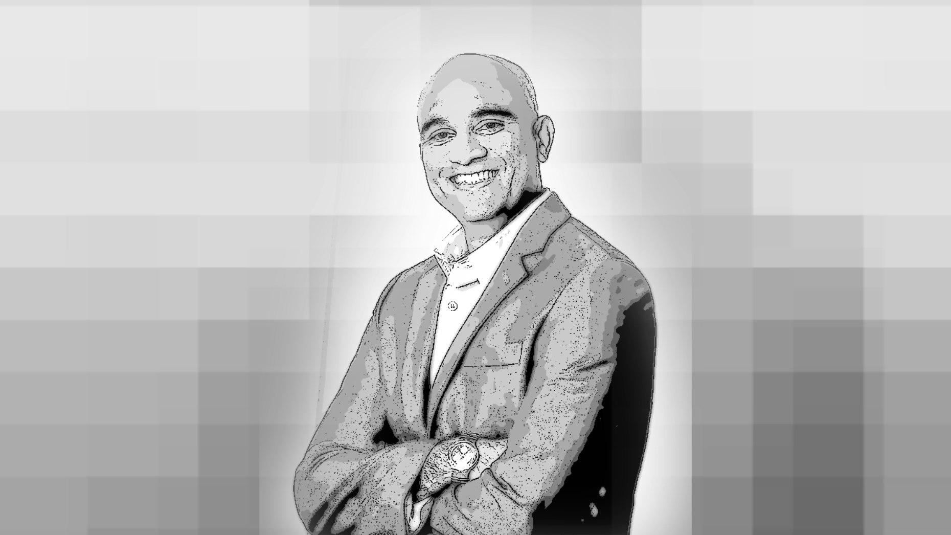 Himagiri Mukkamala, GE's Head of Engineering for Predix. Art by Matt Vascellaro.