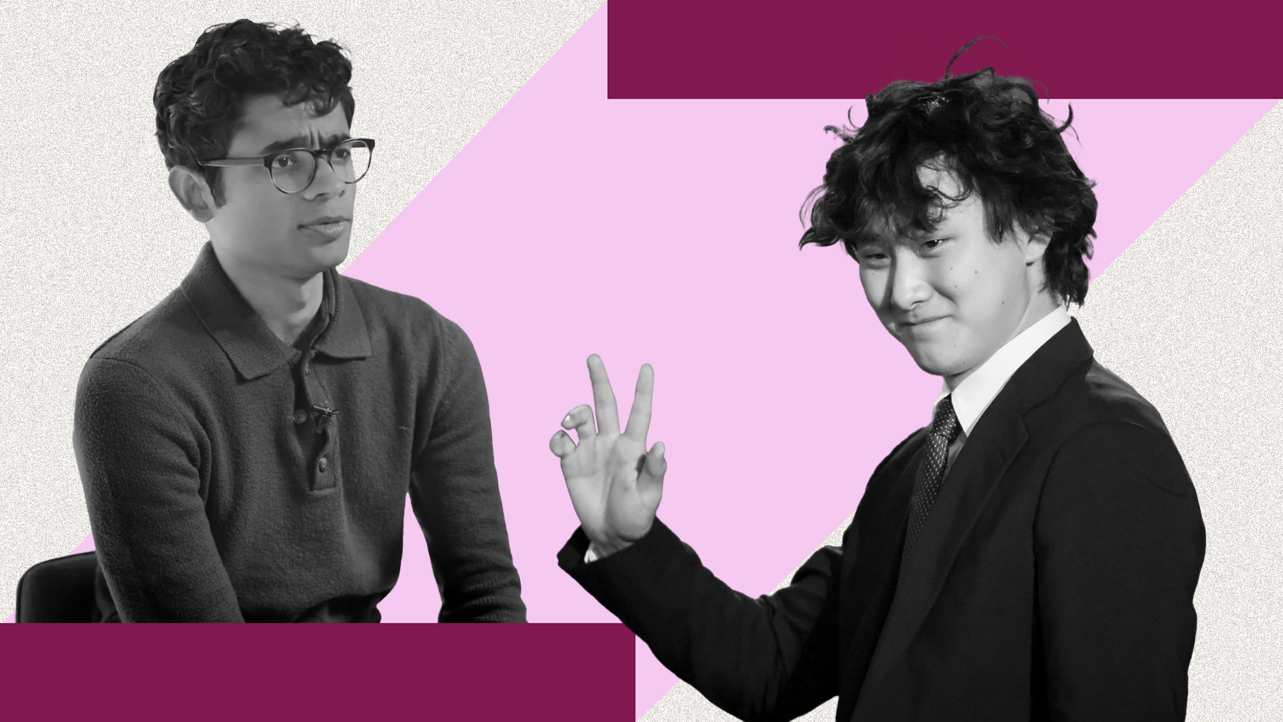 Varun Mohan and Alexandr Wang. Photos via YouTube and AP. (edited) 