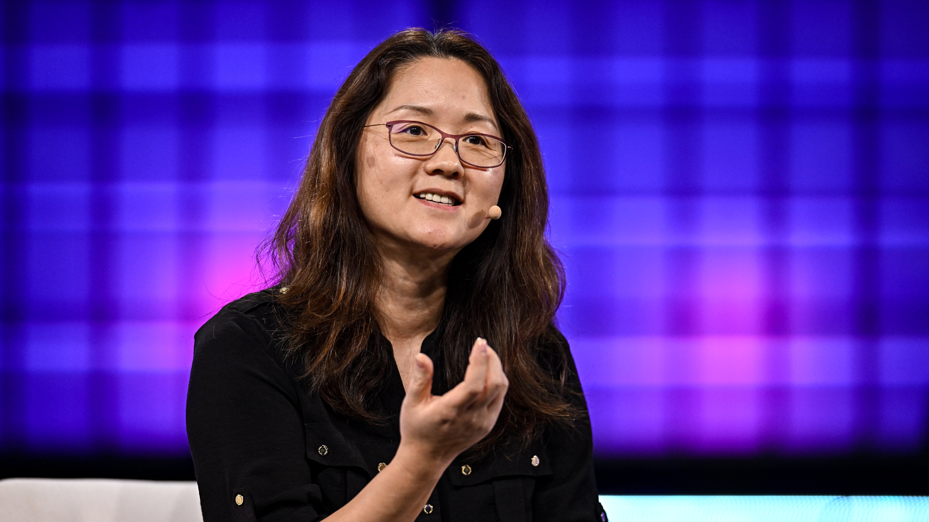 Fireworks AI CEO and co-founder, Lin Qiao. Photo via Getty