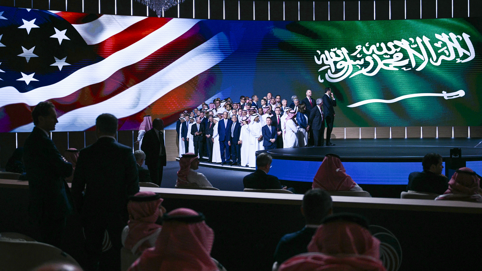 The Saudi-US investment forum in Riyadh in May. Photo via Getty