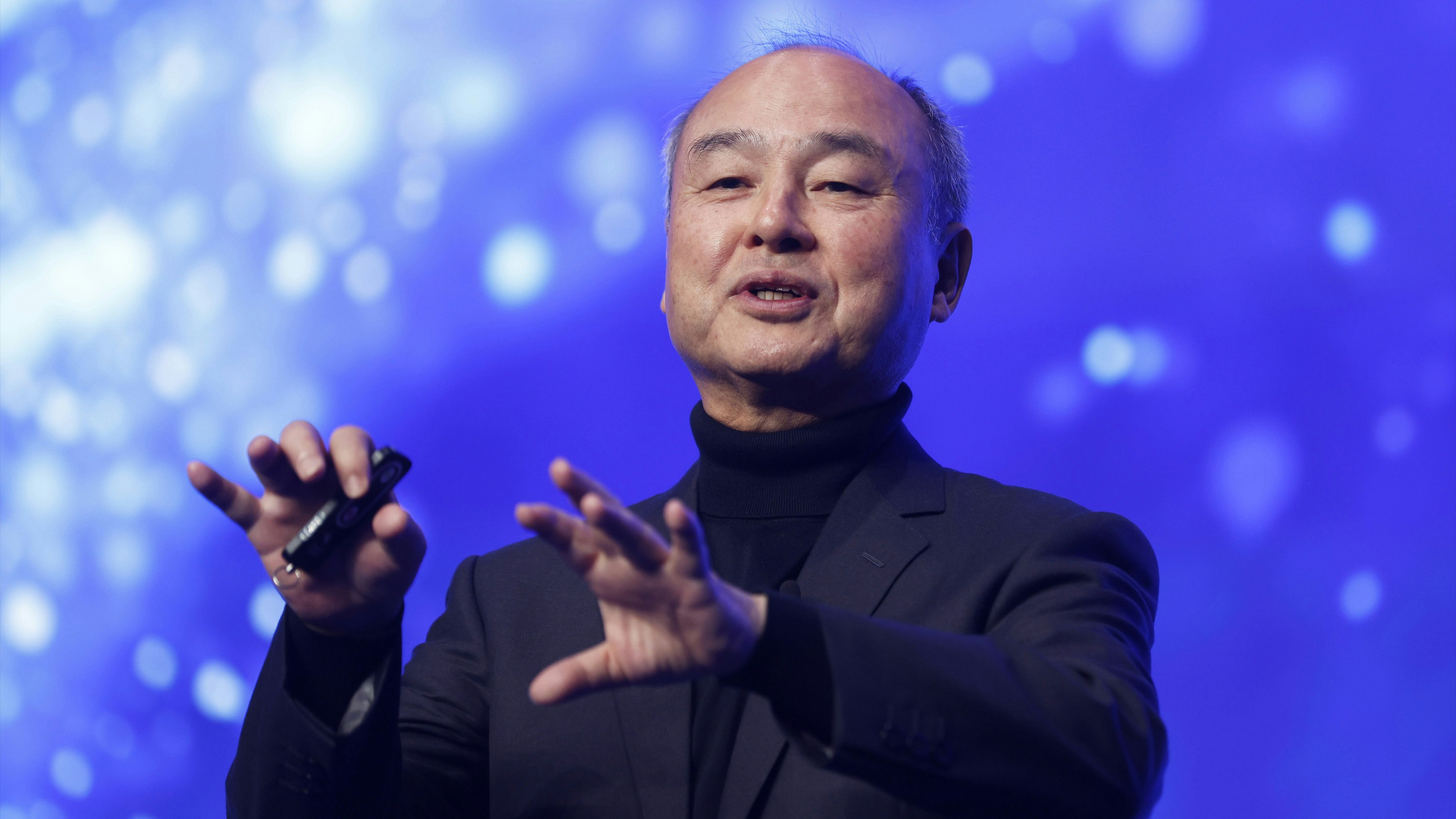 Masayoshi Son, chairman and chief executive officer of SoftBank Group. Image via Getty.