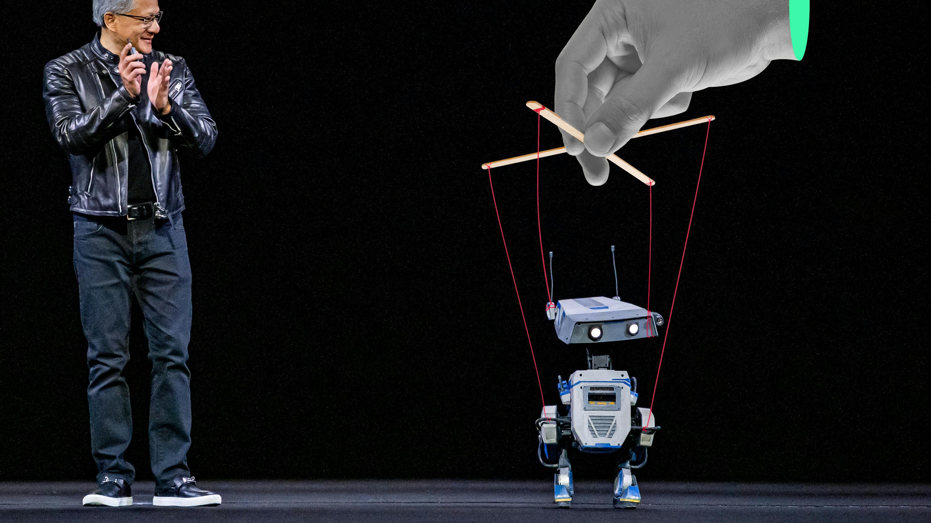 Behind Many Robots, a Human Operator Toils