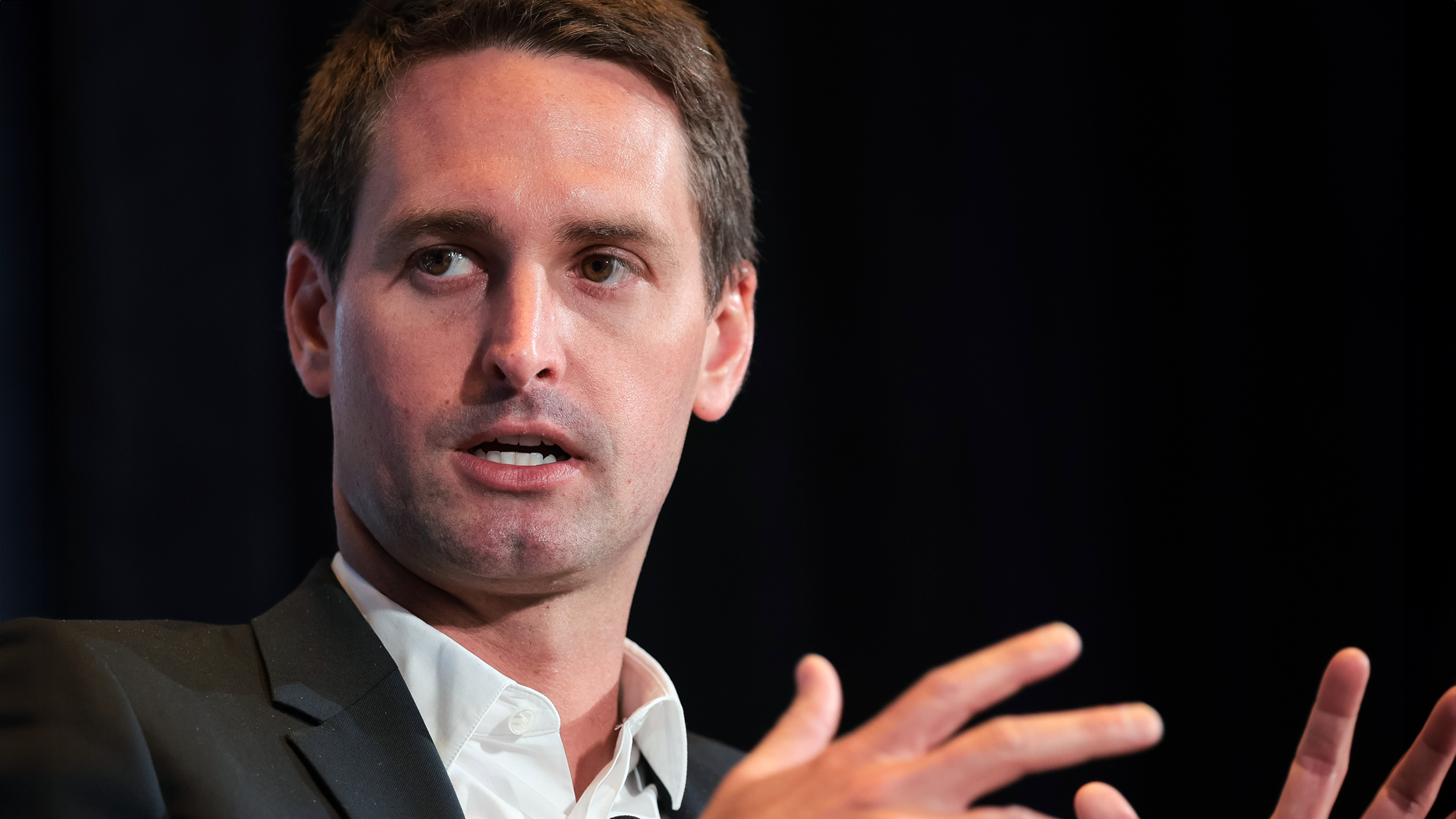 Snap CEO Evan Spiegel. Photo via Getty