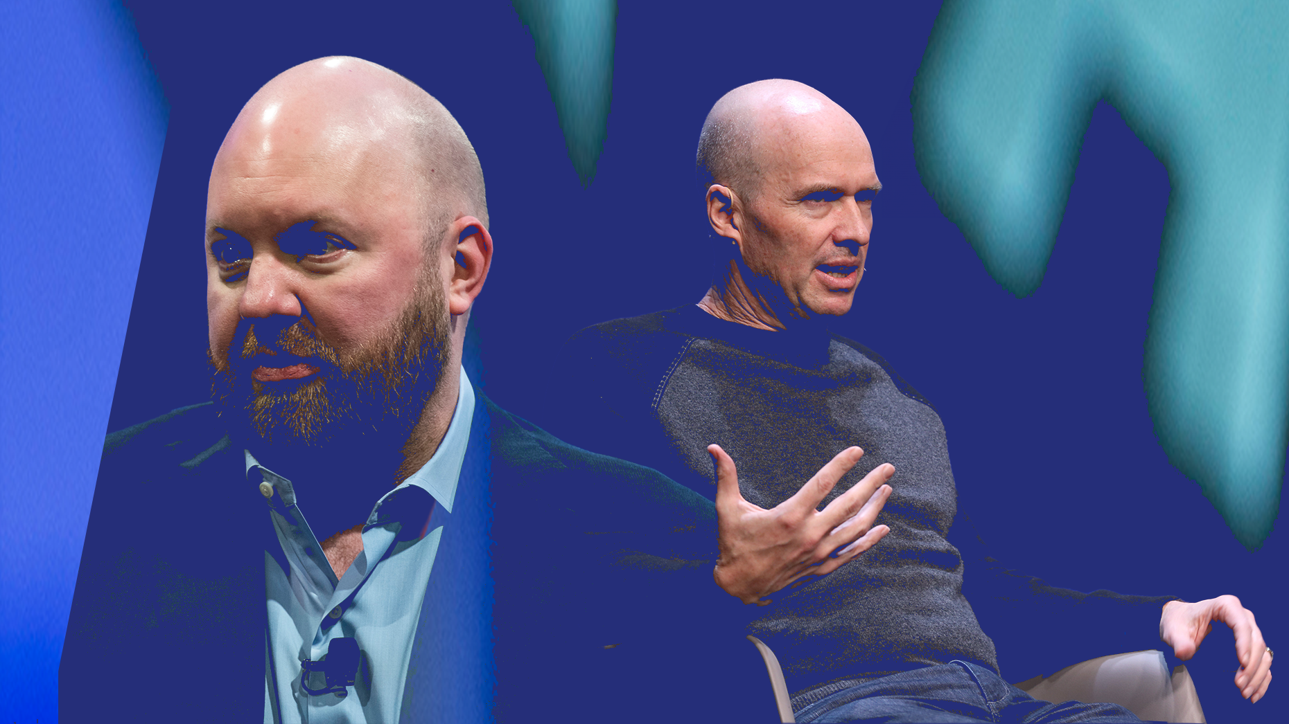 Marc Andreessen and Ben Horowitz, co-founders of Andreessen Horowitz. Photo via Getty.