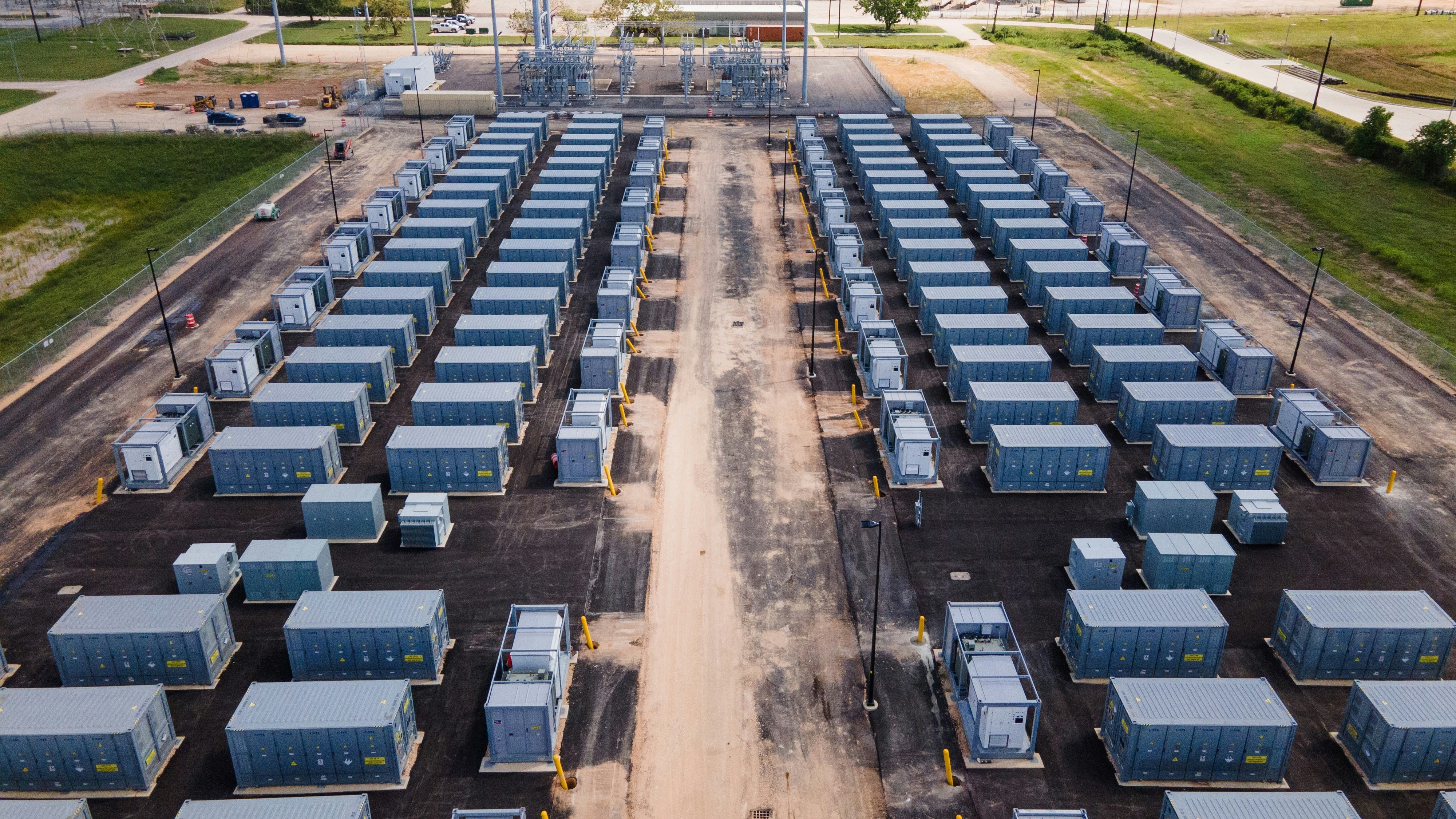 A stationary storage facility in Houston, Texas. Photo: Jason Fochtman/Houston Chronicle/Getty