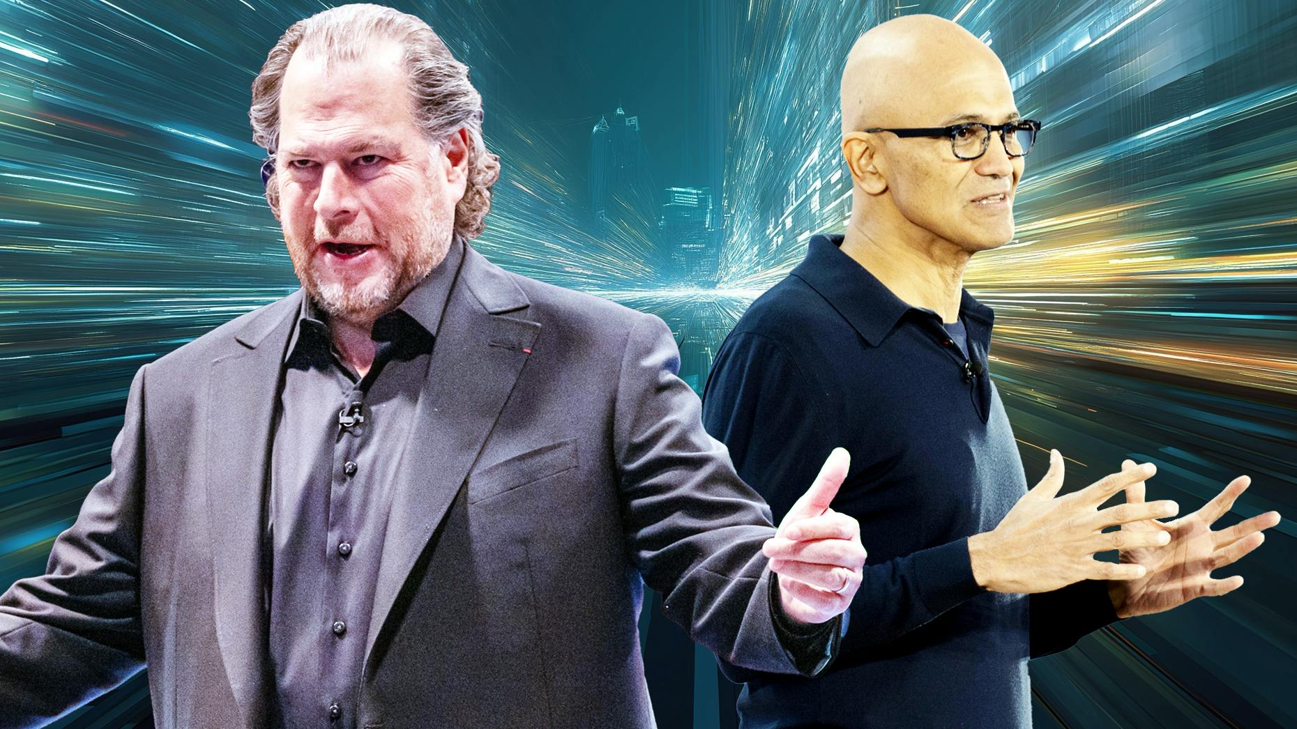 Salesforce, Microsoft Find Selling AI to Enterprises Is Easier Said Than Done