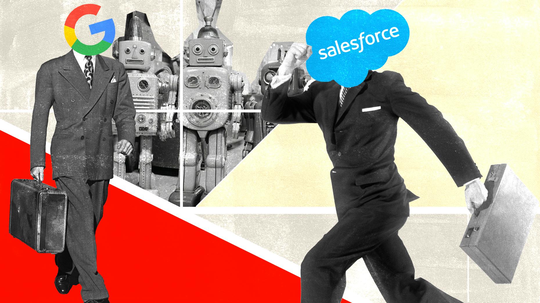 AI Ad Tech ‘Land Grab’ Pits Salesforce Against Google, Microsoft and Amazon