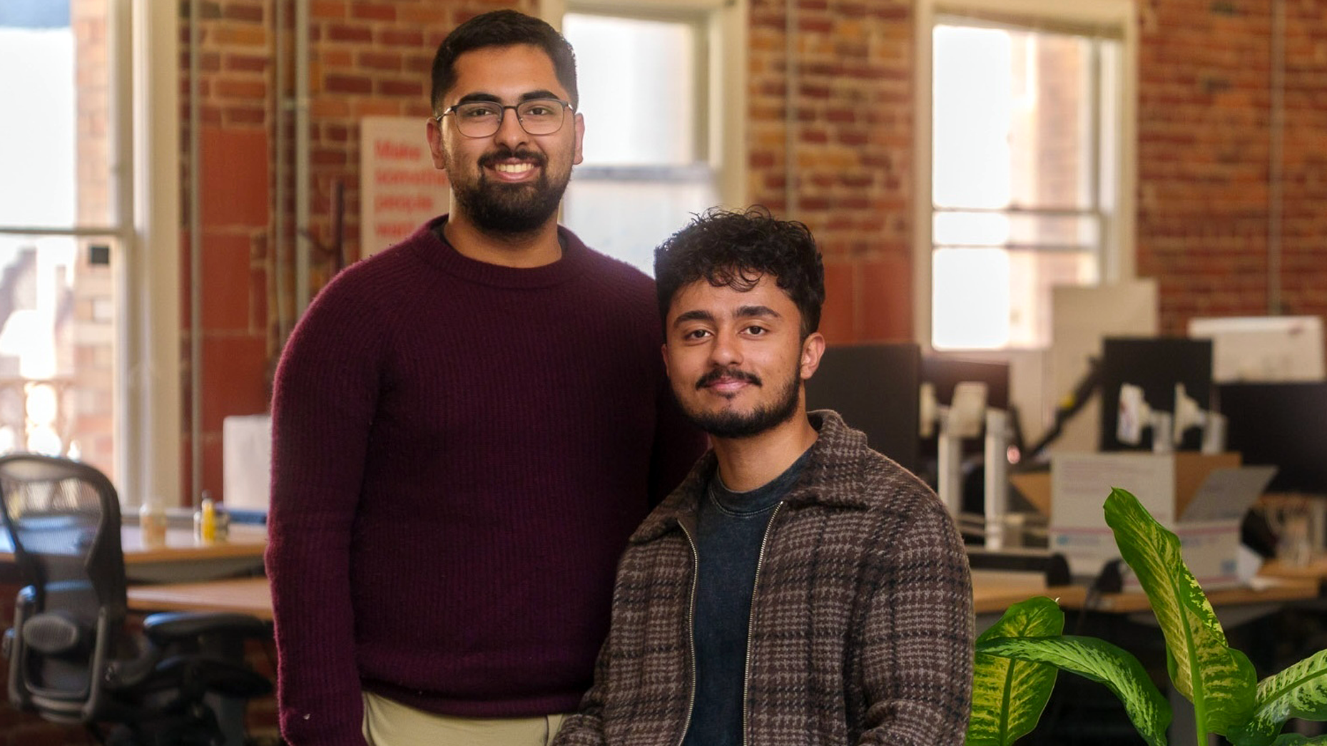 Reducto cofounders Raunak Chowdhuri and Adit Abraham. Photo courtesy of Reducto.