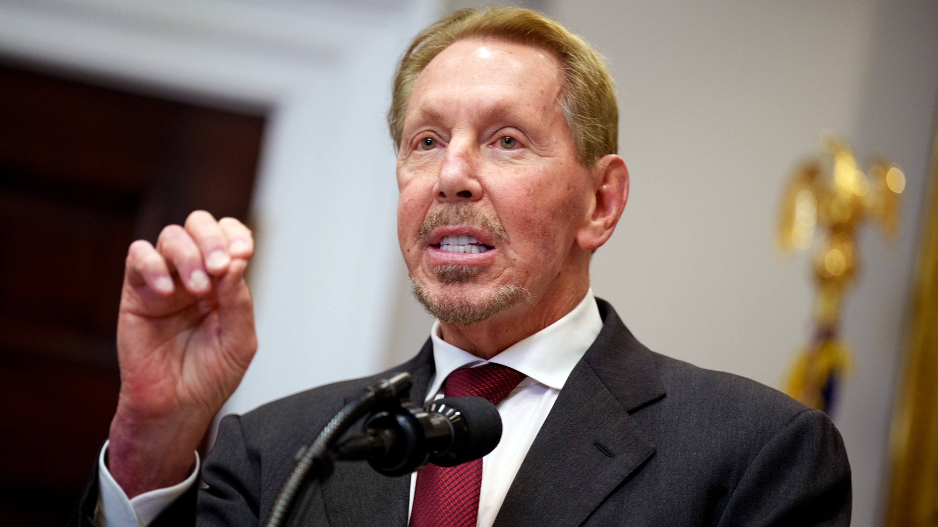 Oracle Chair Larry Ellison. Image via Getty