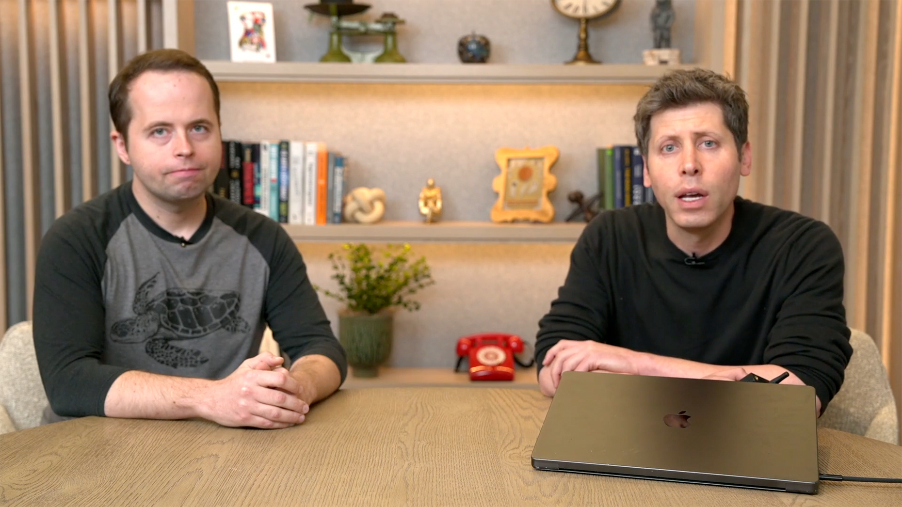 OpenAI chief scientist Jakub Pachocki and CEO Sam Altman.