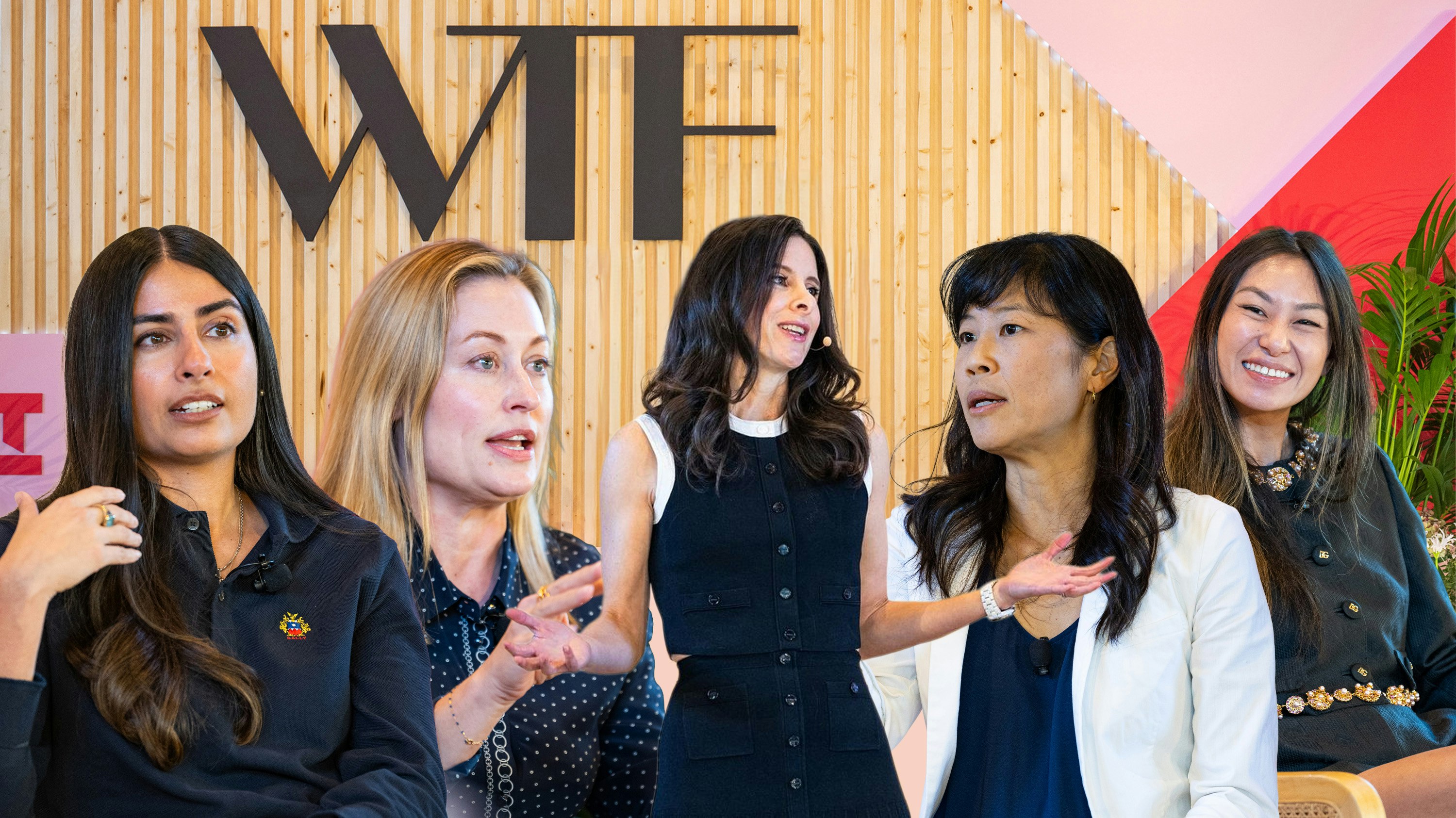 Asha Sharma, Jenny Koehler, Jessica Lessin, Sandra Oh Lin, Lucy Guo. Photo by Erin Beach for The Information.