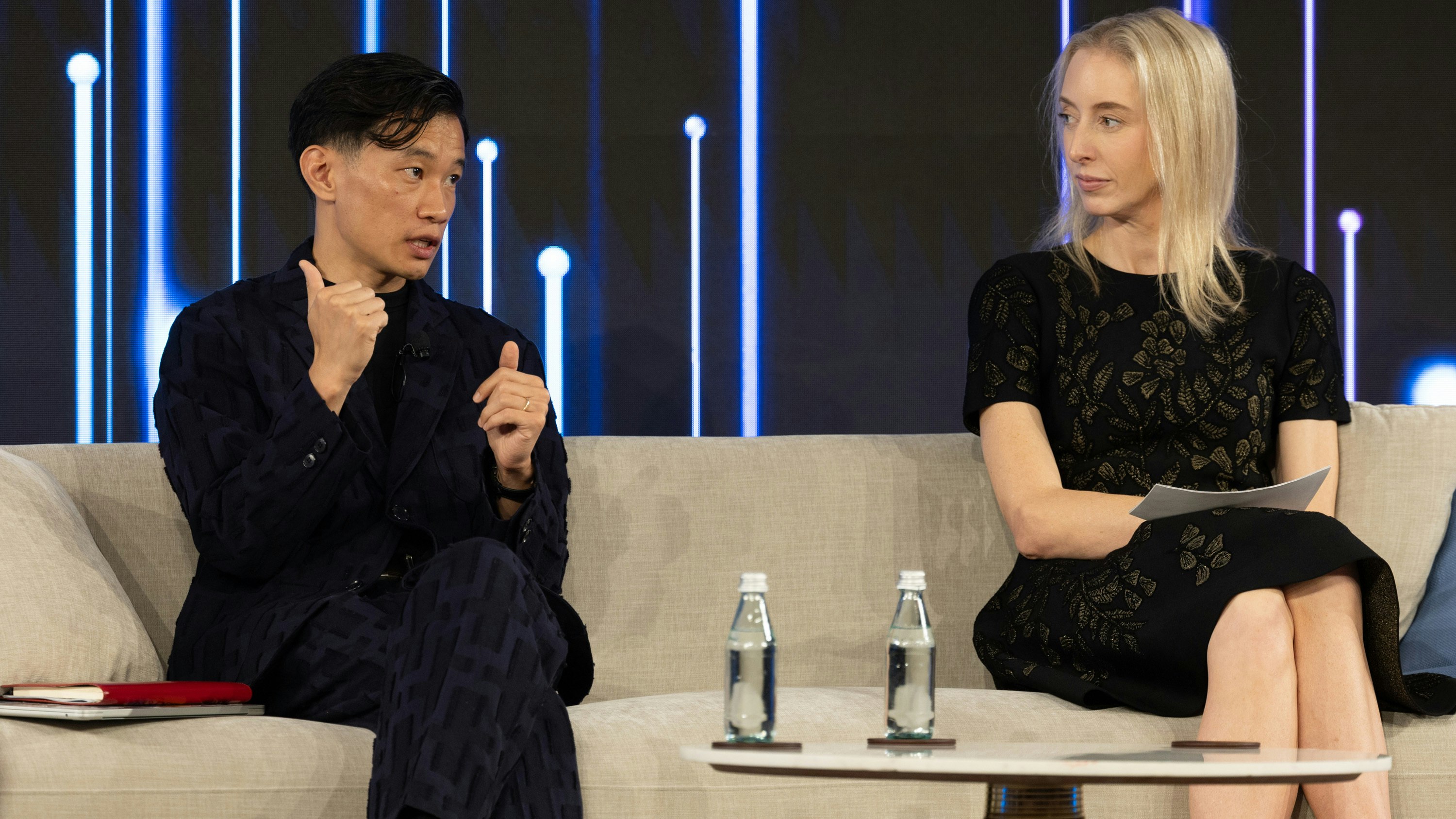 Ivan Zhao, CEO of Notion, and Jane Dunlevie, chief operating officer of tech investment banking at Goldman Sachs