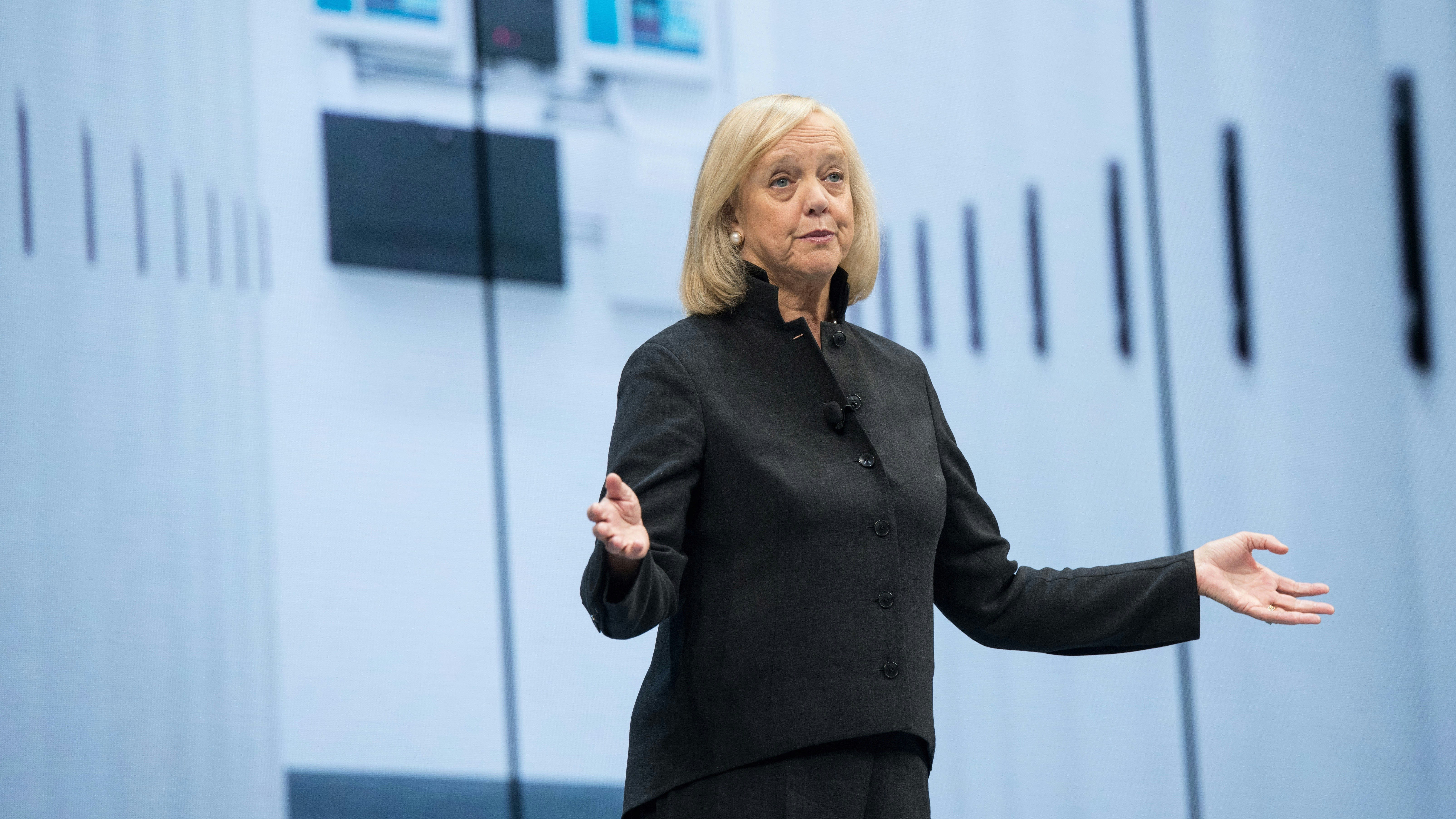 Hewlett Packard Enterprise CEO Meg Whitman. Photo by Bloomberg.