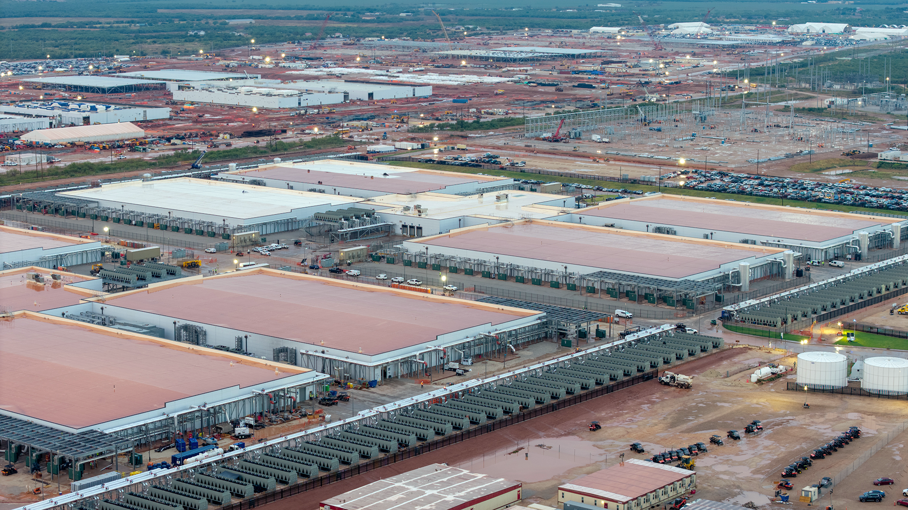 The Stargate AI data center in Abilene, Texas. Photo by Kyle Grillot/Bloomberg via Getty Images.