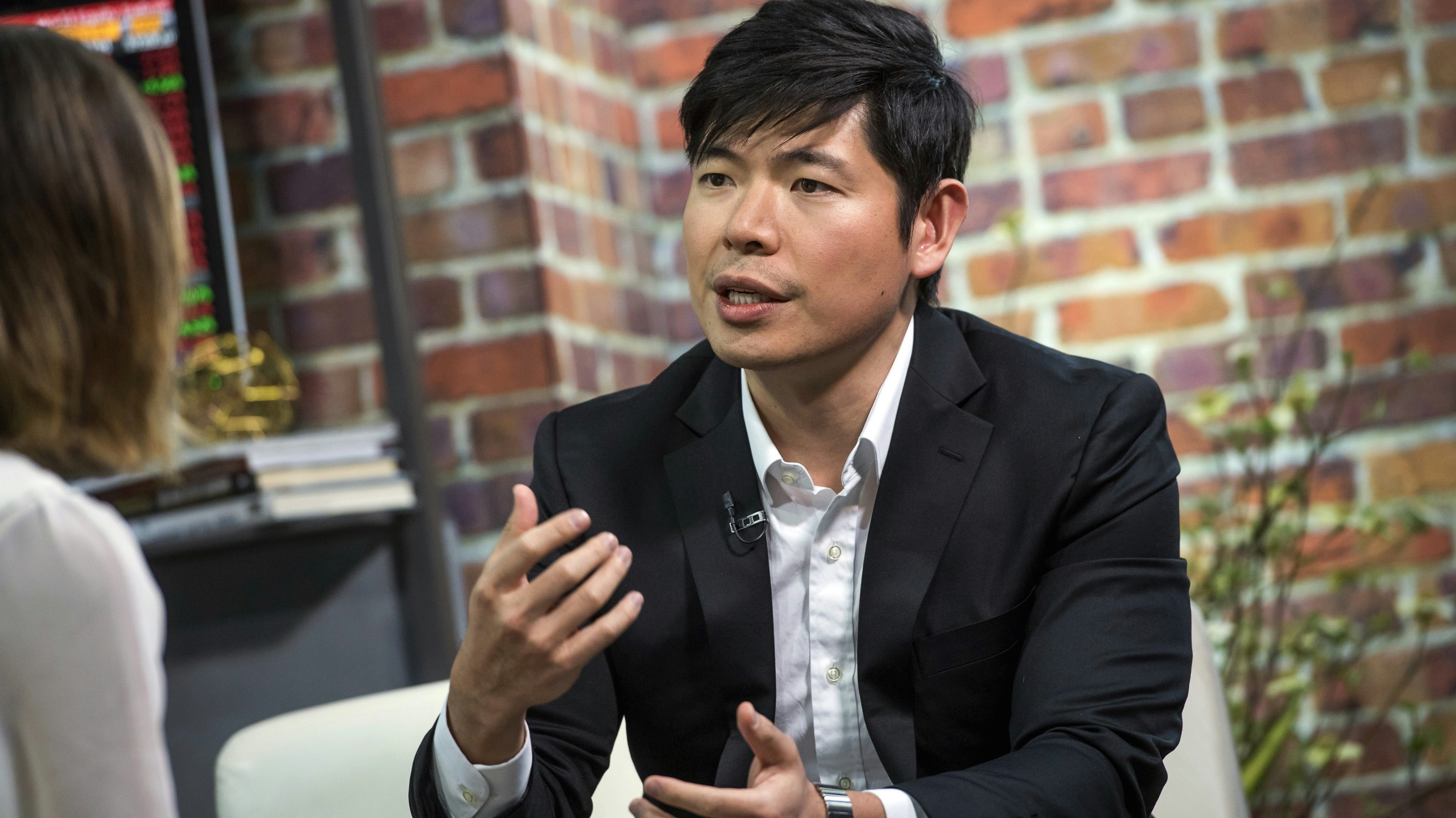 Grab CEO Anthony Tan. Photo by Bloomberg.