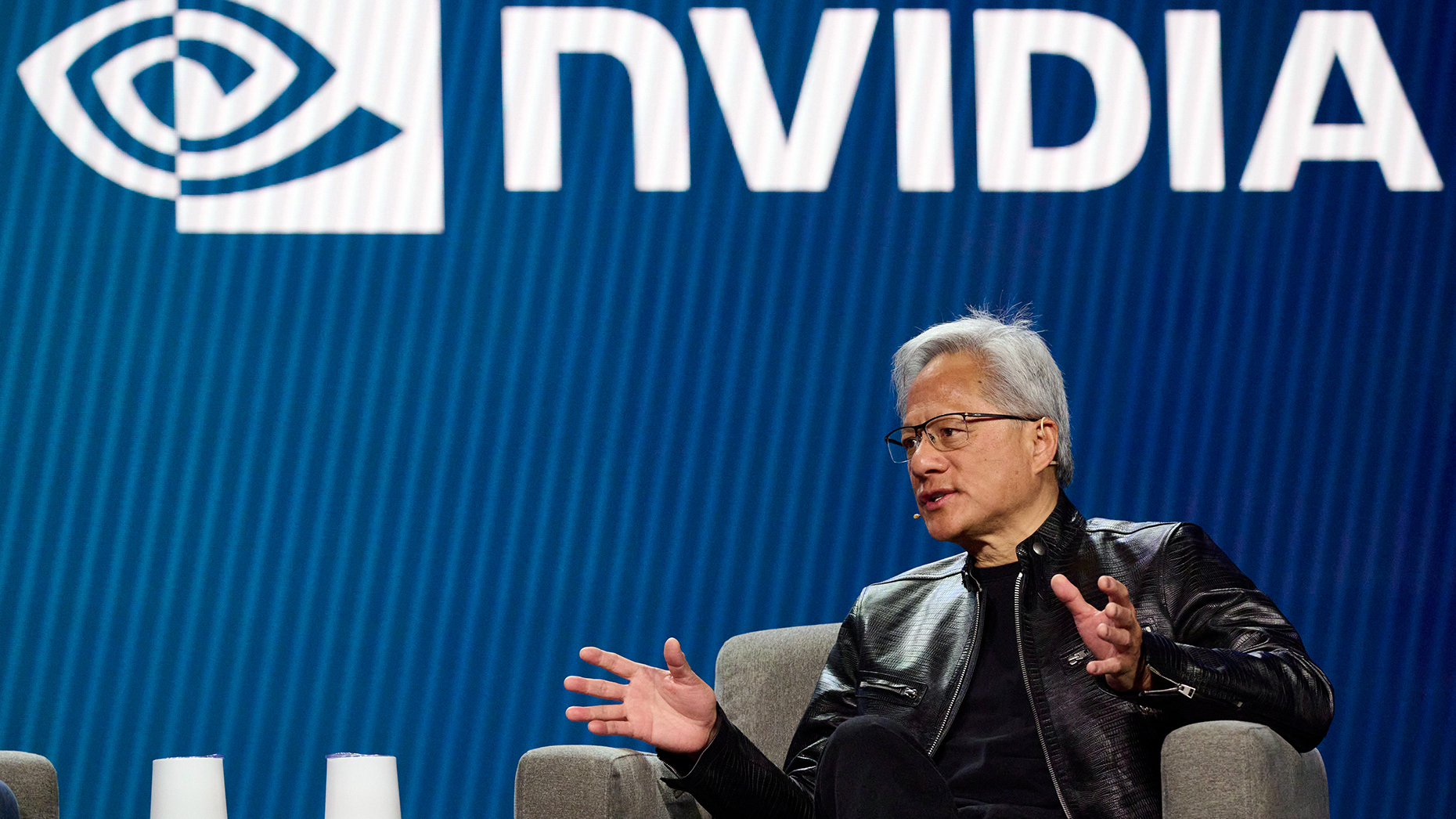 Jensen Huang, CEO of Nvidia. Photo by Bridget Bennett/Getty Images