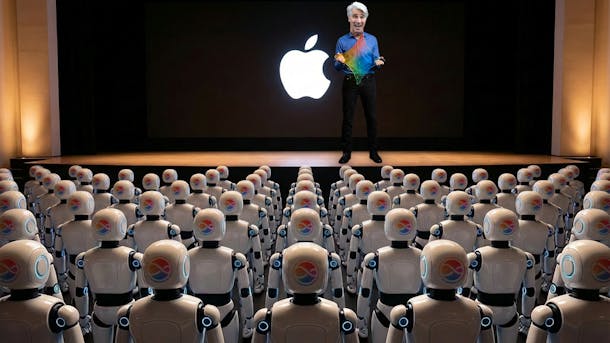 A look at Craig Federighi's approach to AI at Apple; sources say he led a push to use other companies' models to help launch a revamped Siri later in 2026
