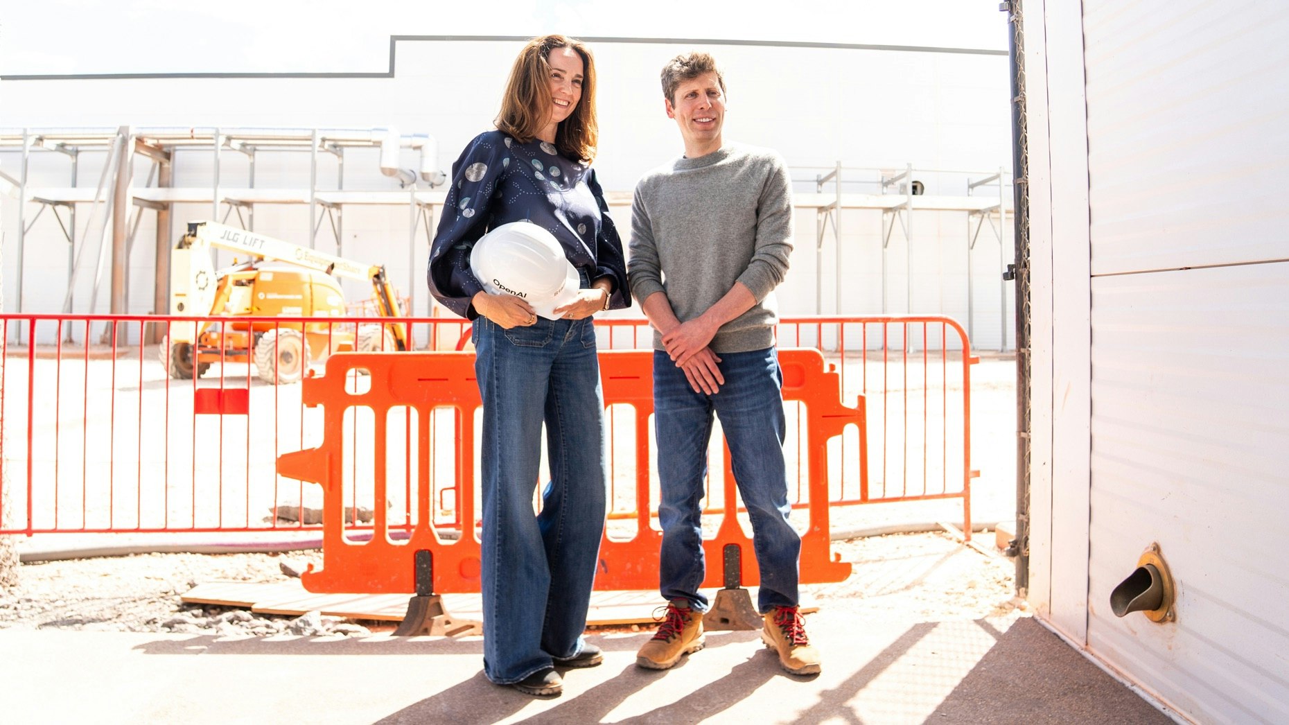OpenAI CFO Sarah Friar and CEO Sam Altman. Kyle Grillot/Getty Images.