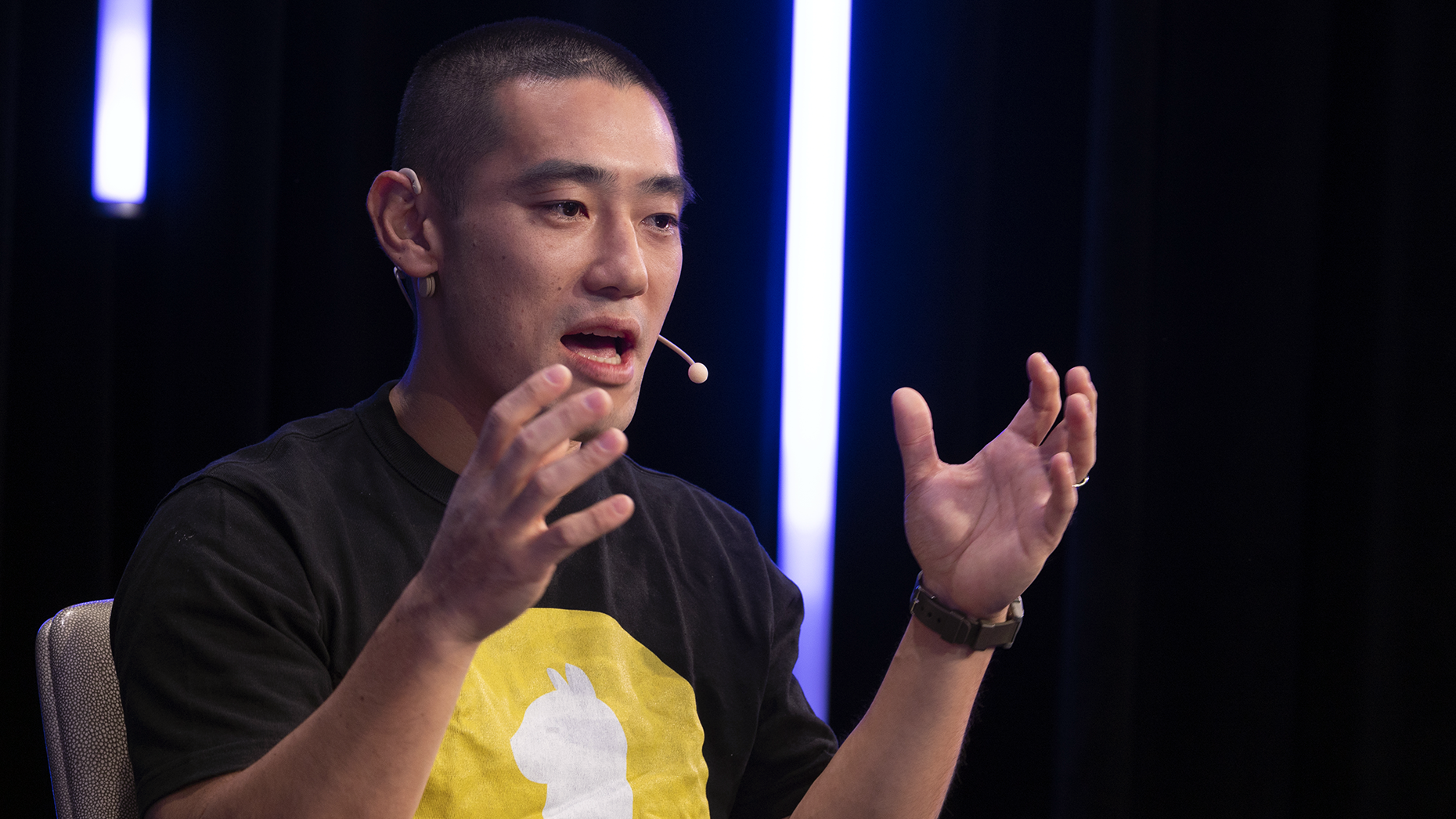 Yoshi Yokokawa, co-founder and CEO of Alpaca. Photo by Christinne Muschi/Getty Images