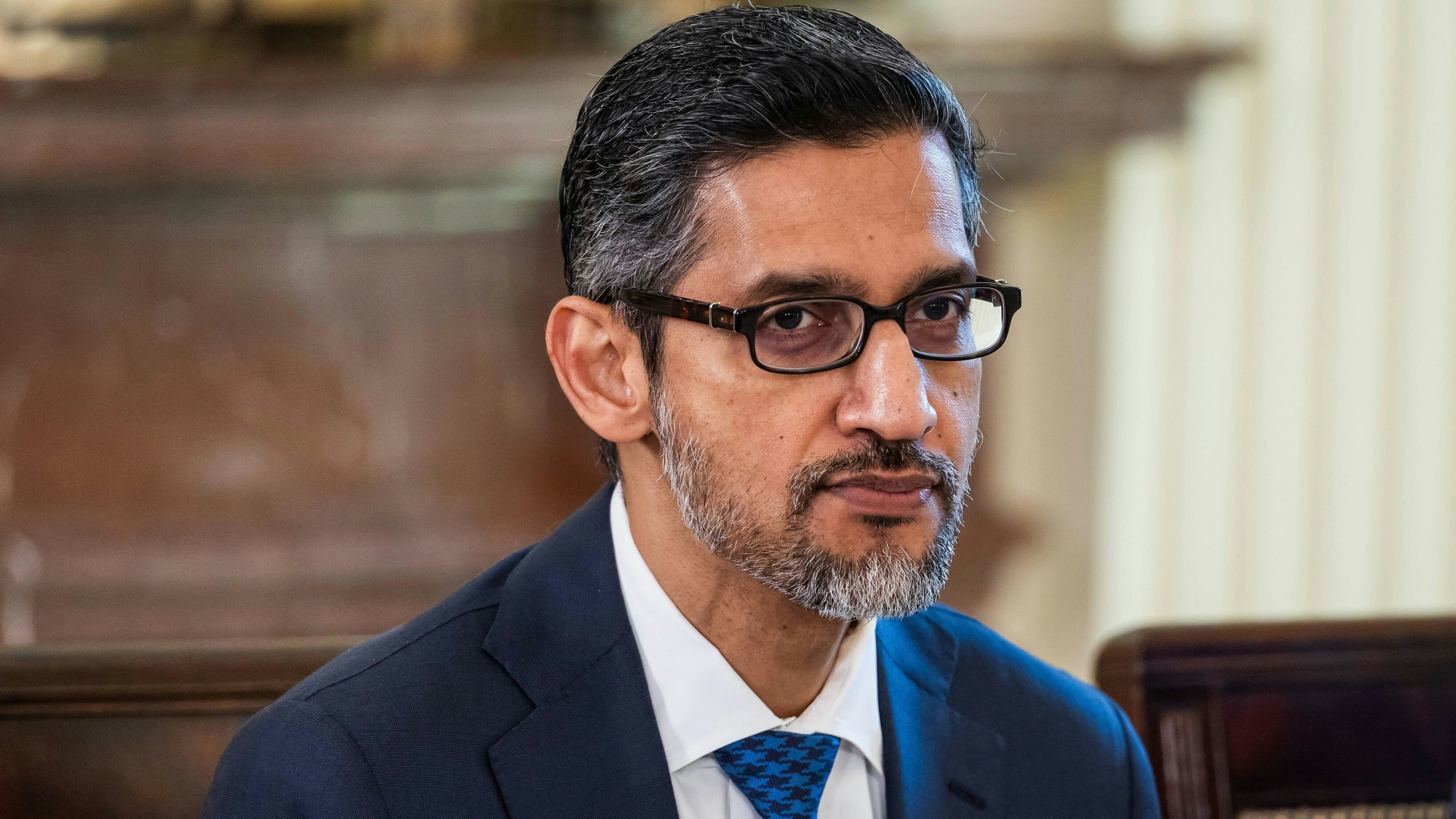 Google CEO Sundar Pichai. Jim Lo Scalzo/Getty Images