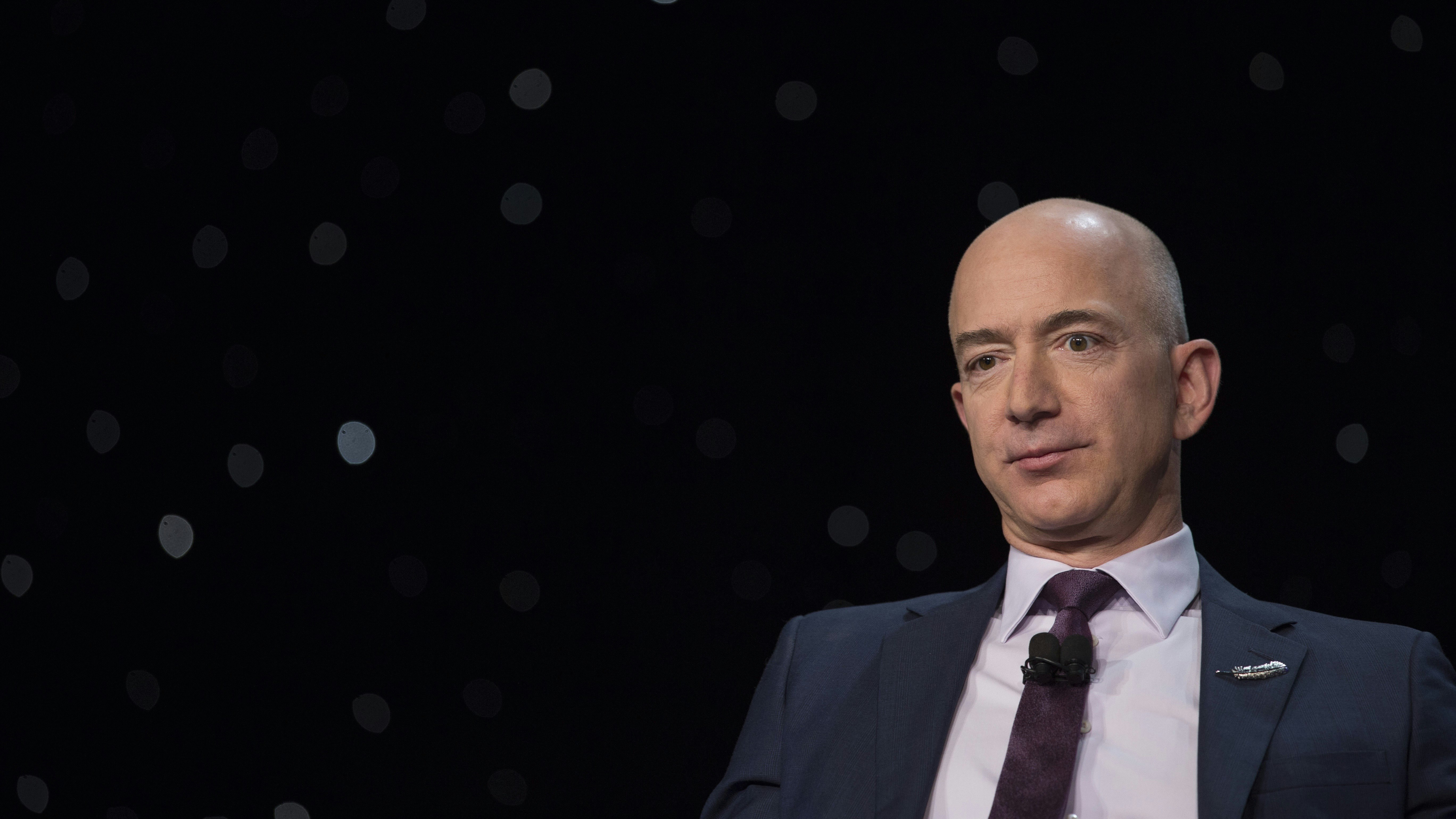Amazon CEO Jeff Bezos. Photo by Bloomberg.