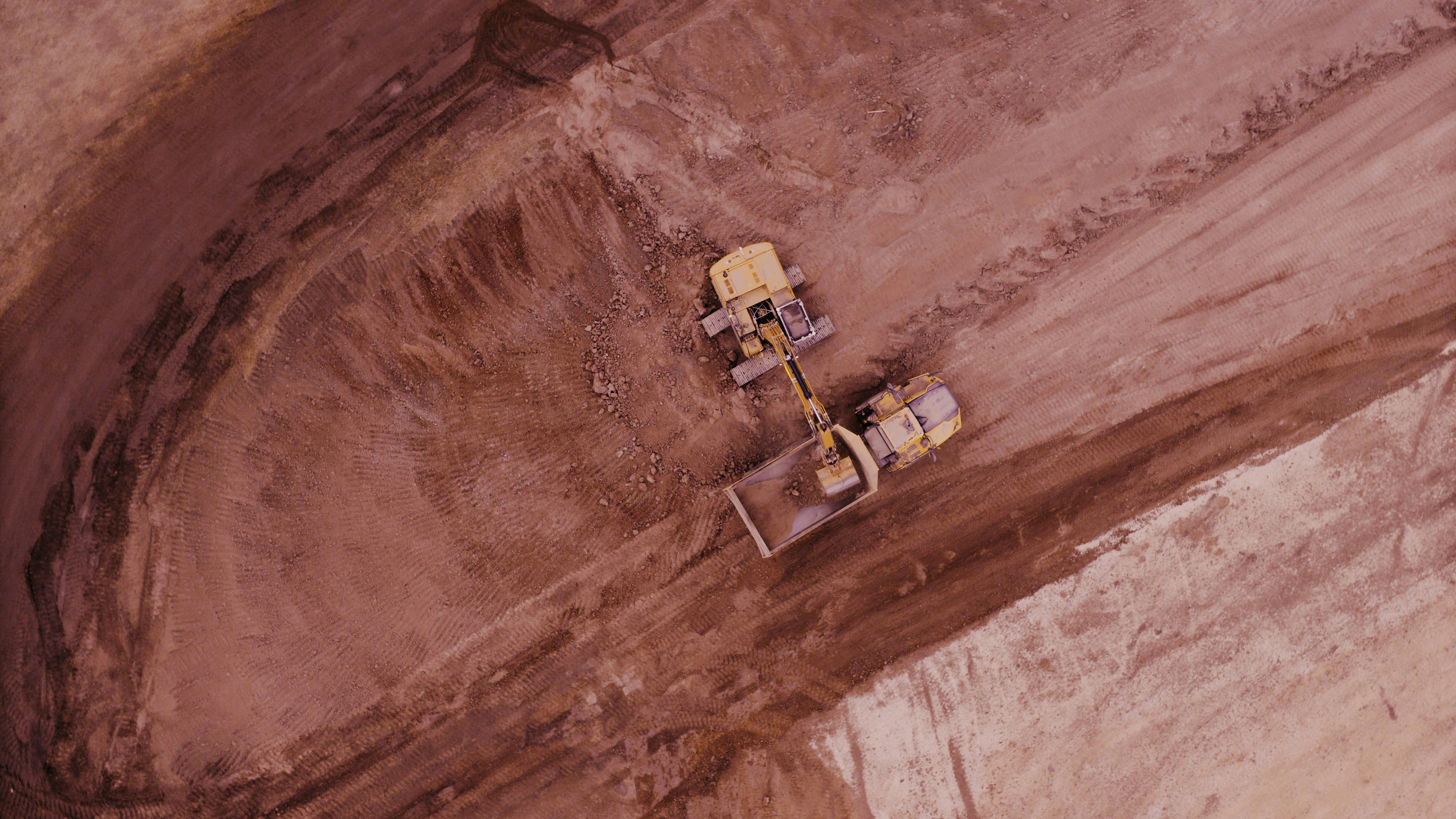 A driverless excavator at work near Austin, Texas. Photo: Courtesy Bedrock Robotics