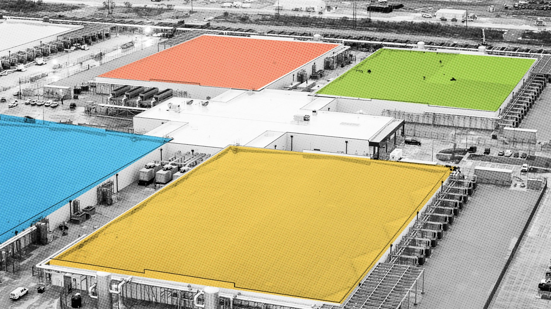 Photo of the Stargate data center in Abilene, Texas by Getty Images. Art by Mike Sullivan.