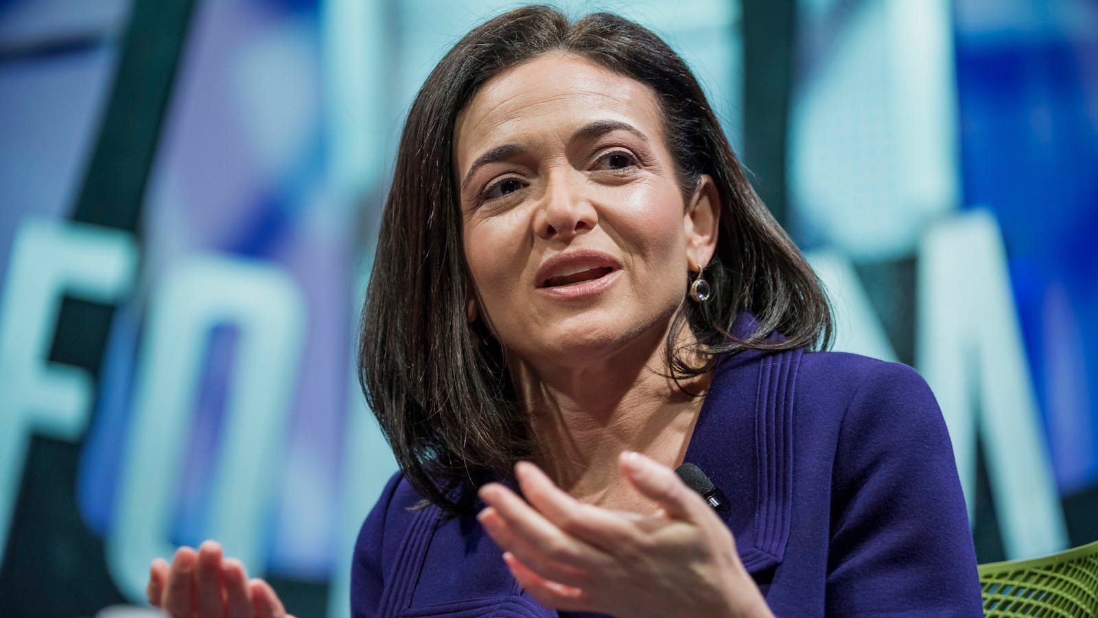 Facebook COO Sheryl Sandberg. Photo by Bloomberg.