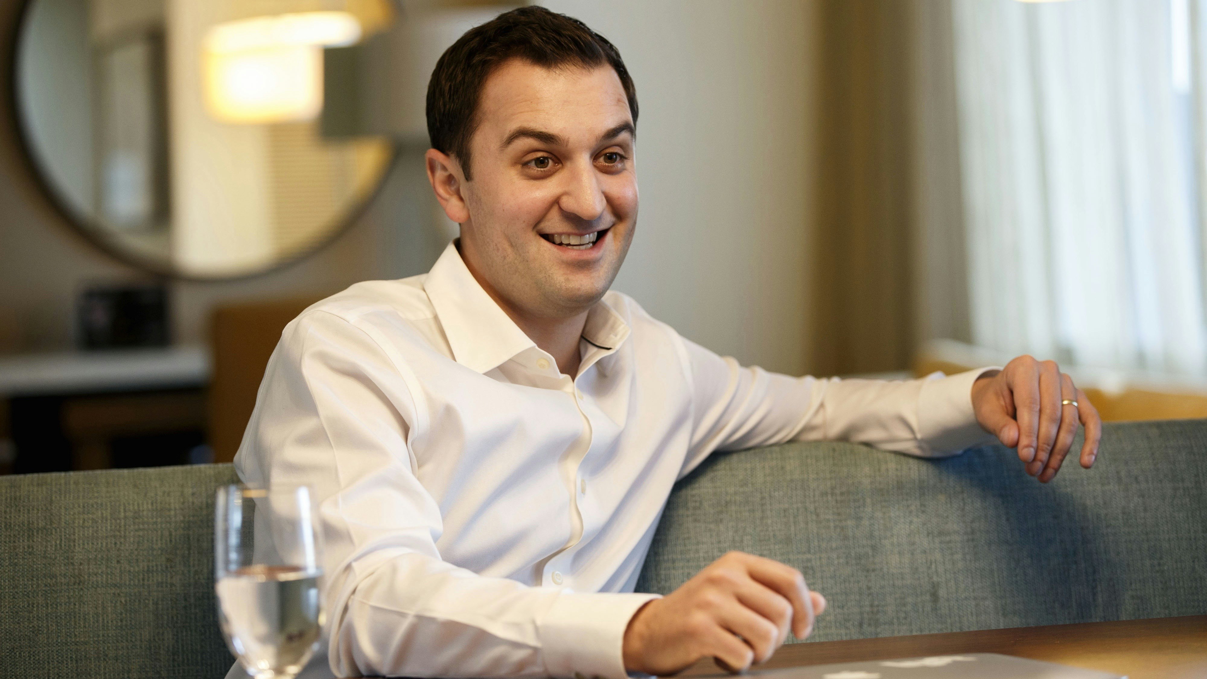 Lyft co-founder John Zimmer. Photo by Bloomberg.