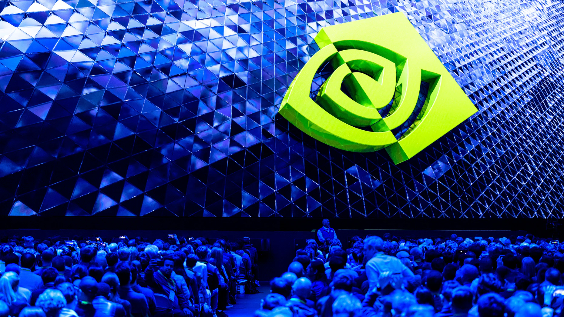 Nvidia's GTC conference earlier this week. Josh Edelson/AFP/Getty Images.