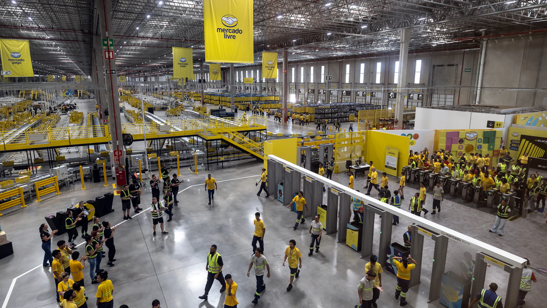 A Mercado Libre facility in Sāo Paulo State, Brazil. Jonne Roriz/Bloomberg/Getty Images.
