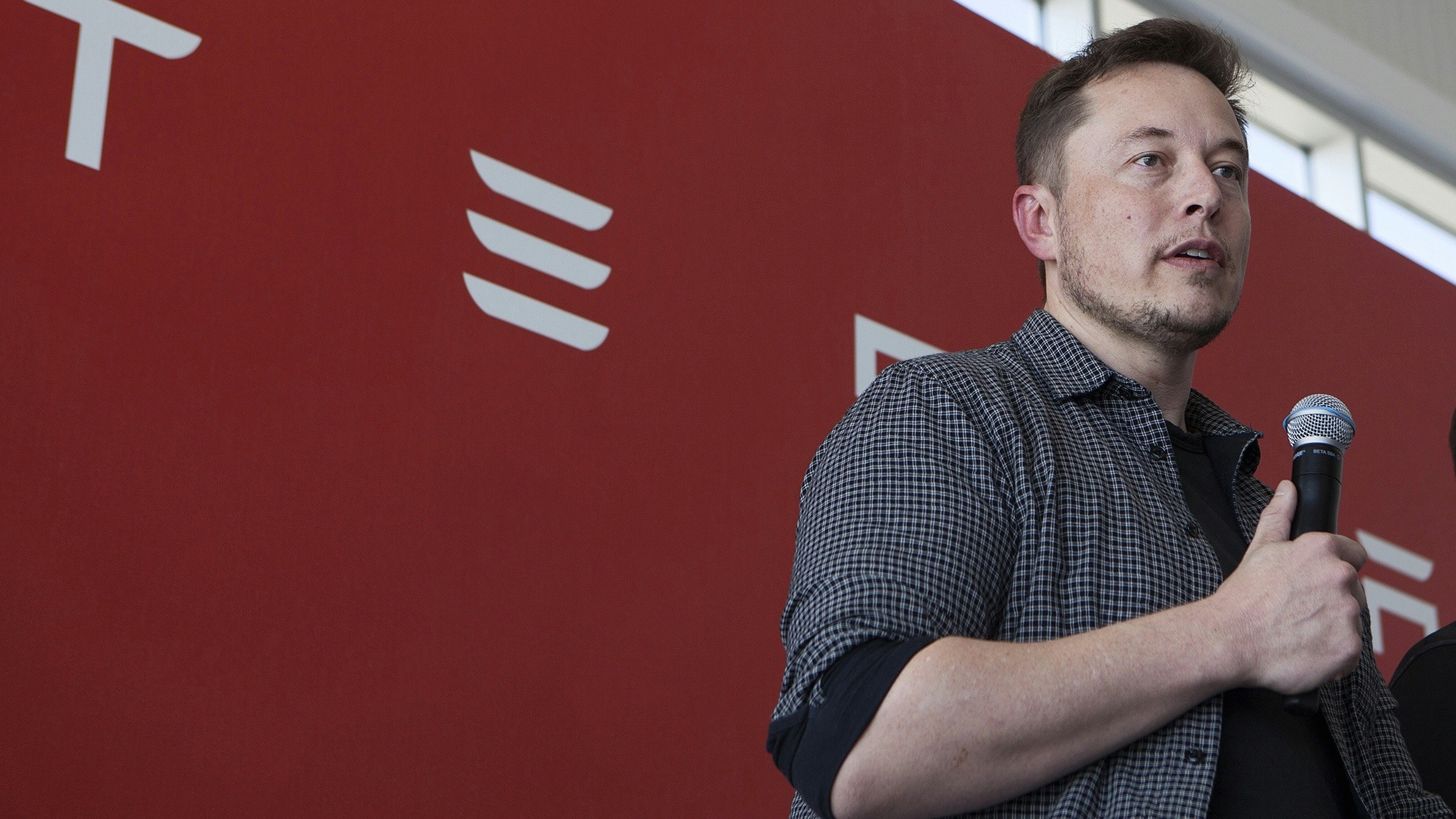 Tesla CEO Elon Musk. Photo by Bloomberg.