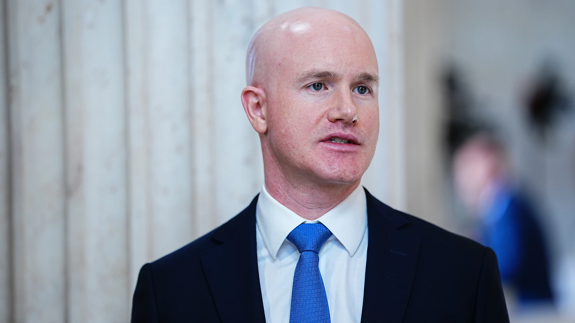 Coinbase CEO Brian Armstrong. Getty Images.