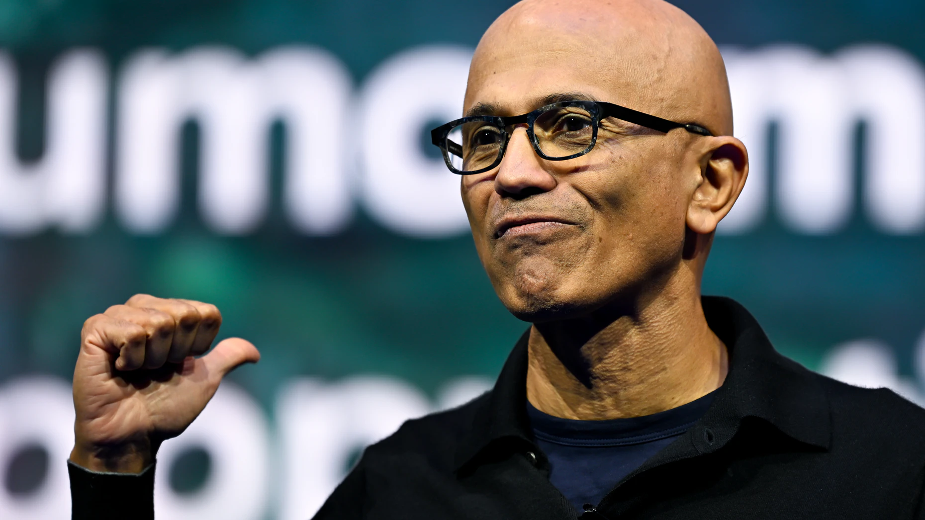 Microsoft CEO Satya Nadella. Sven Hoppe/Getty Images.