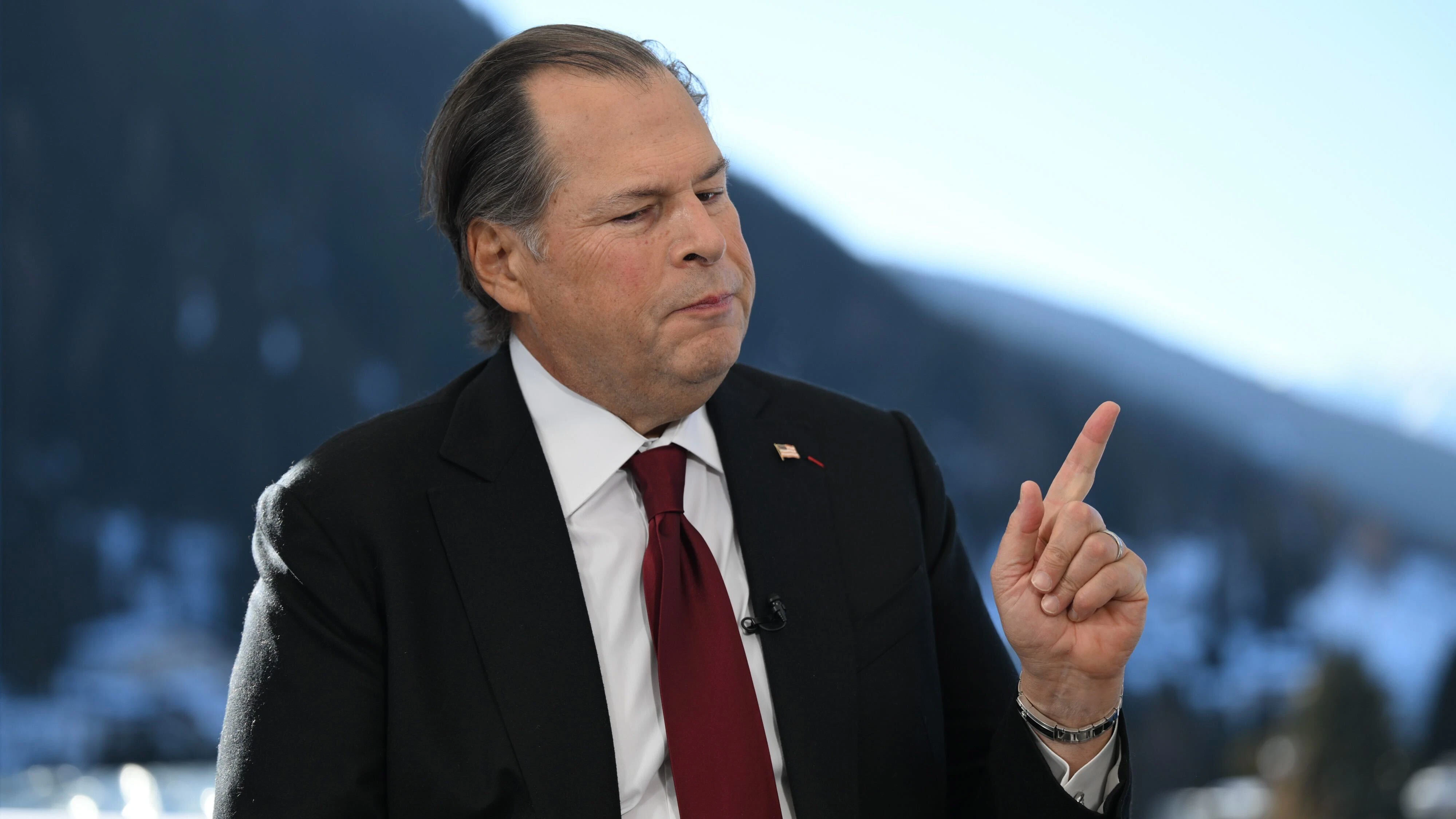 Salesforce CEO Marc Benioff. Getty Images.