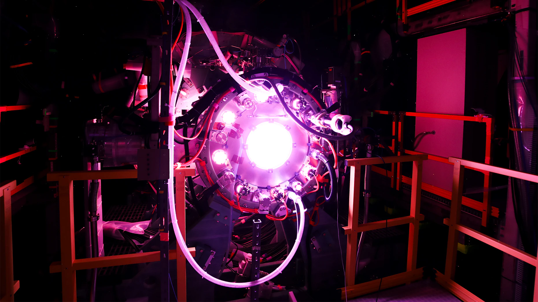 Helion’s 7th generation fusion generator, Polaris. Photo courtesy of Helion Energy