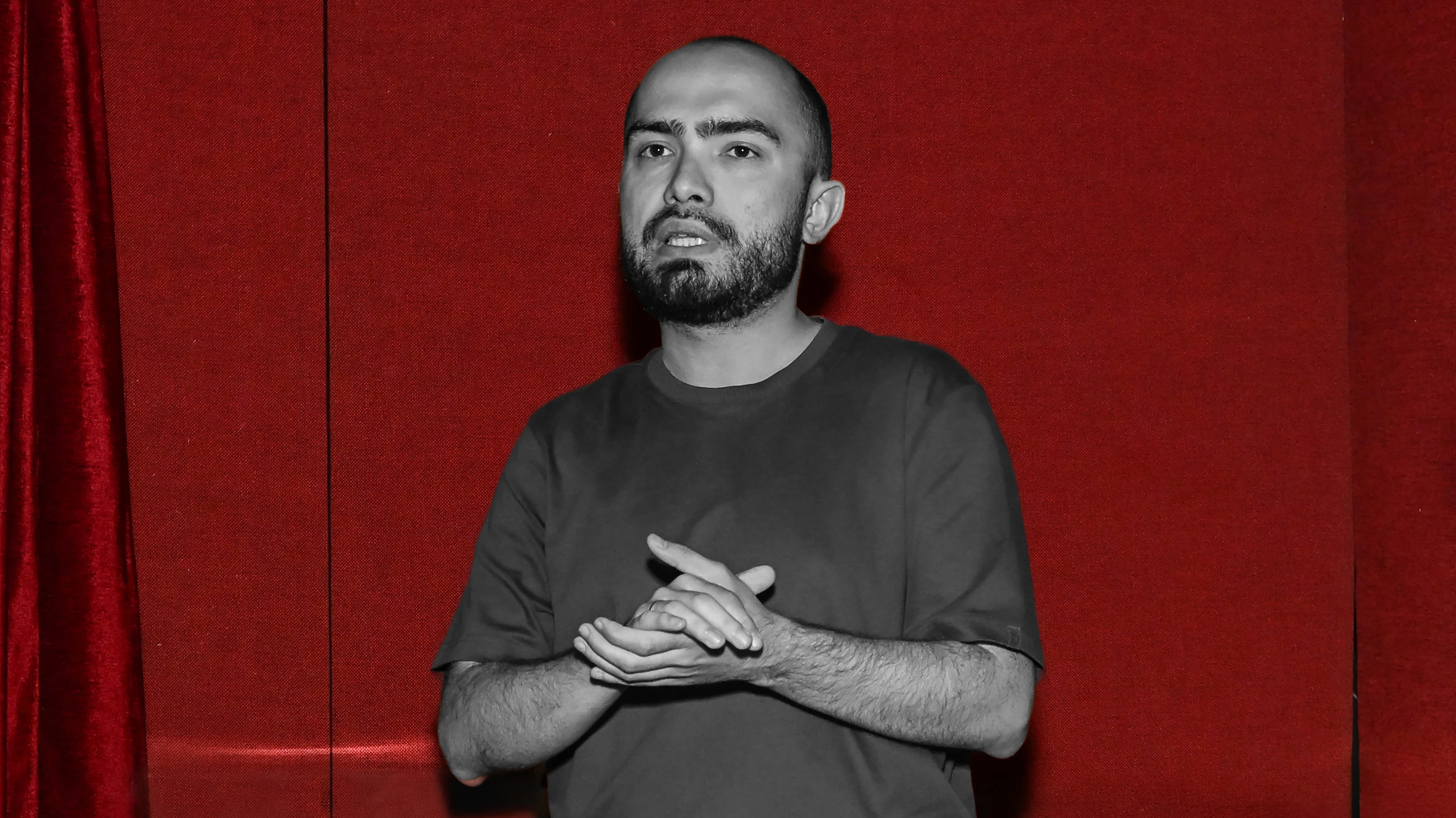 Higgsfield co-founder Alex Mashrabov attends the Higgsfield "Hell Grind" screening at Metro Private Cinema in New York City. Photo by Getty Images.