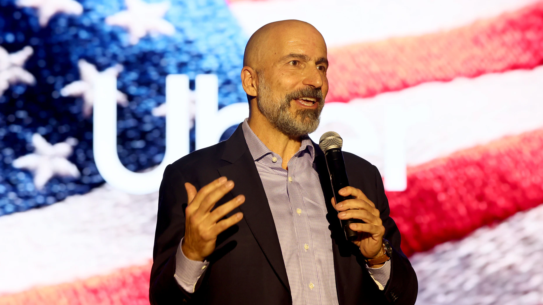 Uber CEO, Dara Khosrowshahi. Jemal Countess/Getty Images.